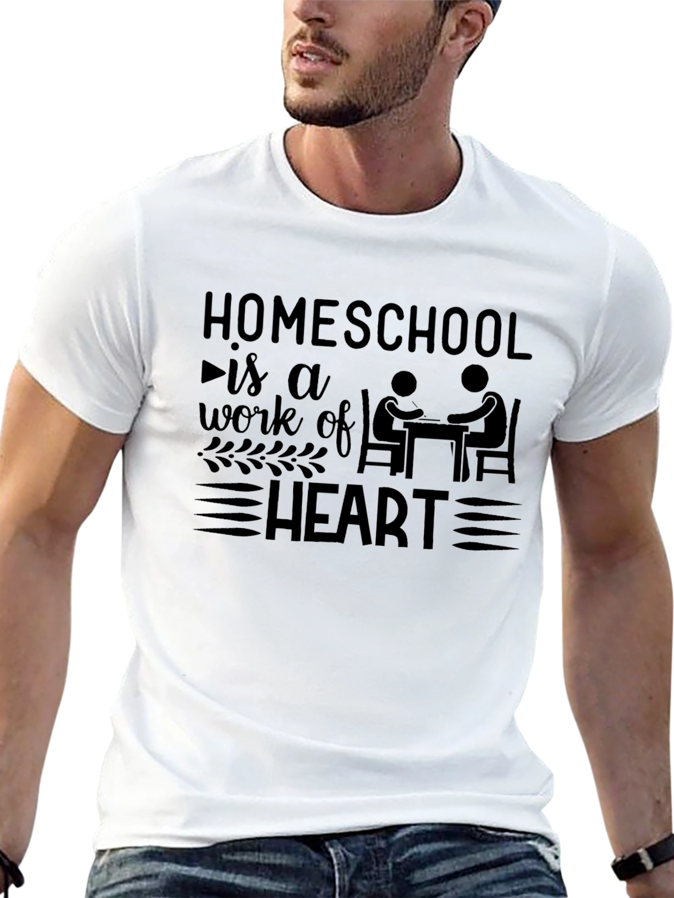 Homeschool is a Work of Heart T-Shirt