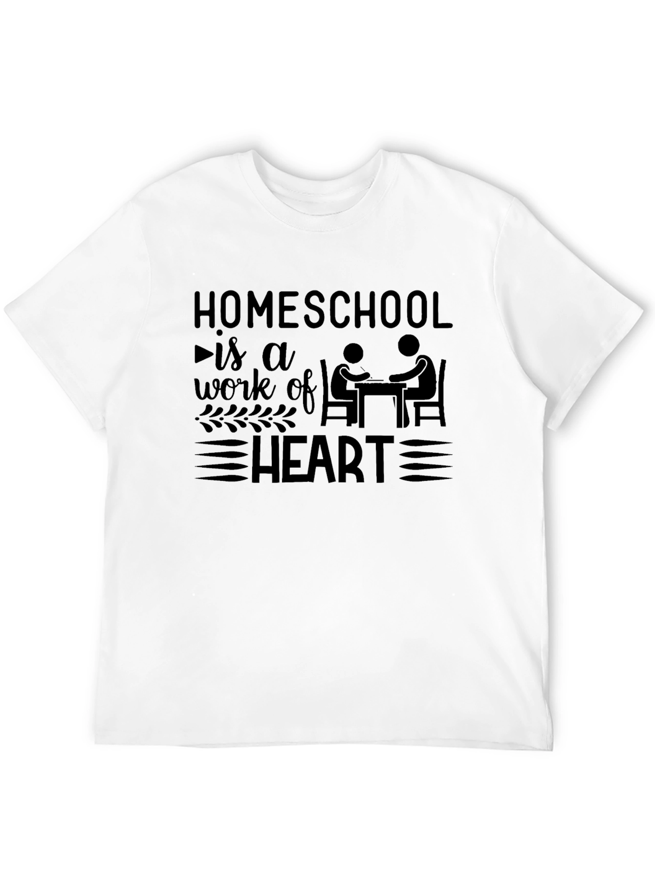 Homeschool is a Work of Heart T-Shirt