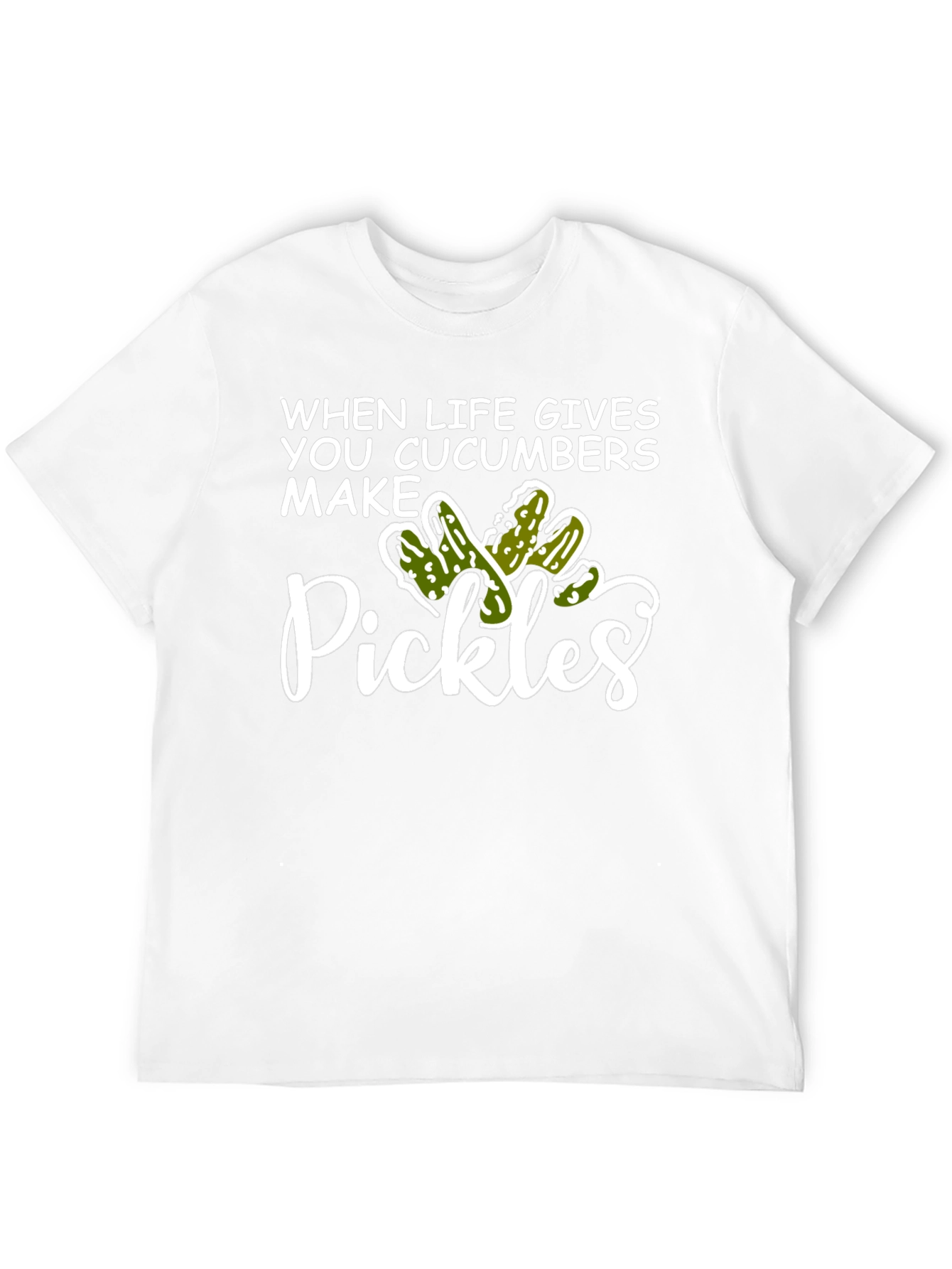 When Life Gives You Cucumbers Make Pickles Graphic T-Shirt