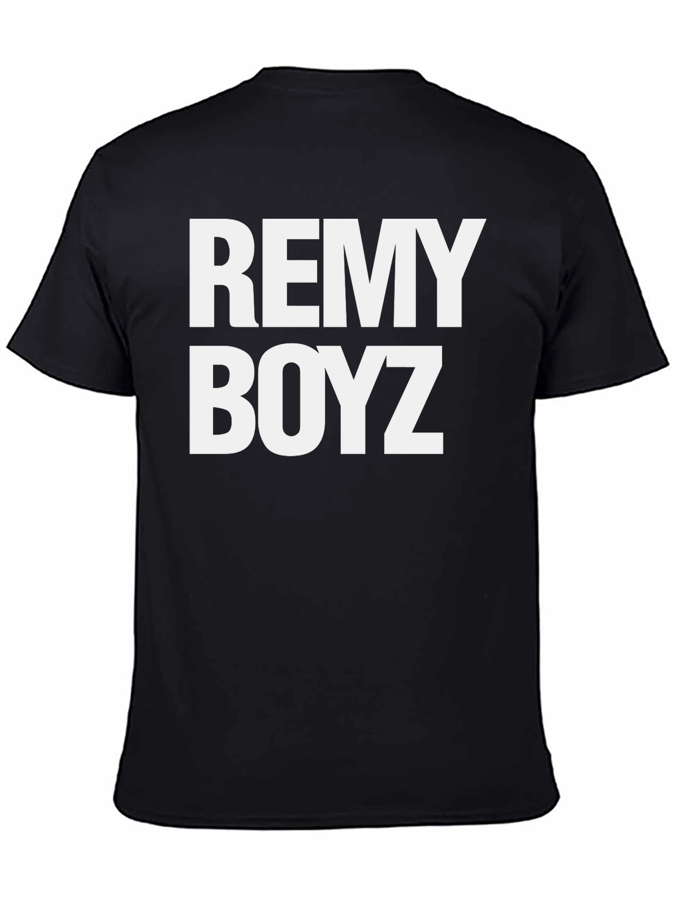 Remy Boyz Black Graphic T-Shirt - Casual Wear