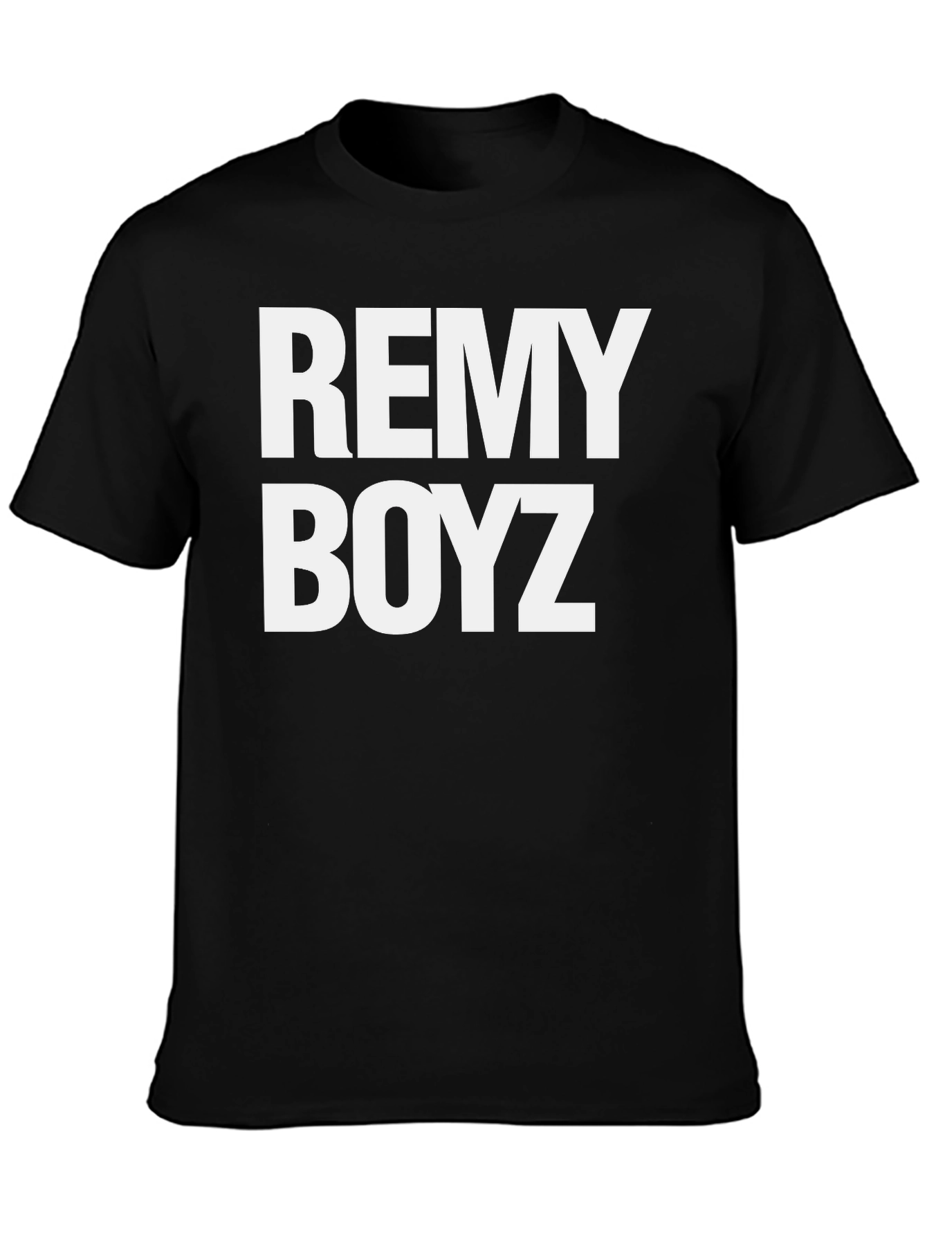 Remy Boyz Black Graphic T-Shirt - Casual Wear