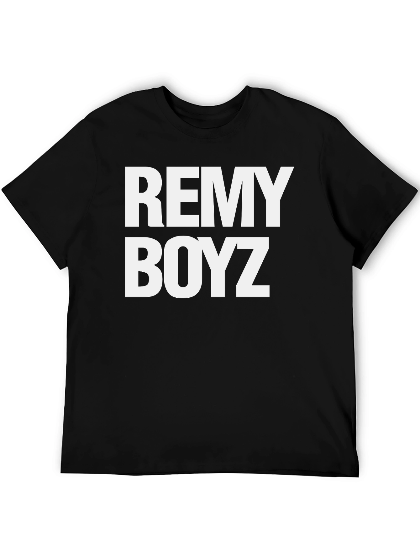 Remy Boyz Black Graphic T-Shirt - Casual Wear