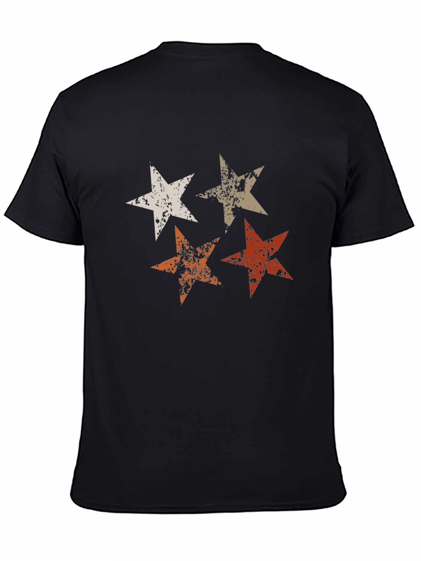 Retro Star Graphic Tee - Distressed Look
