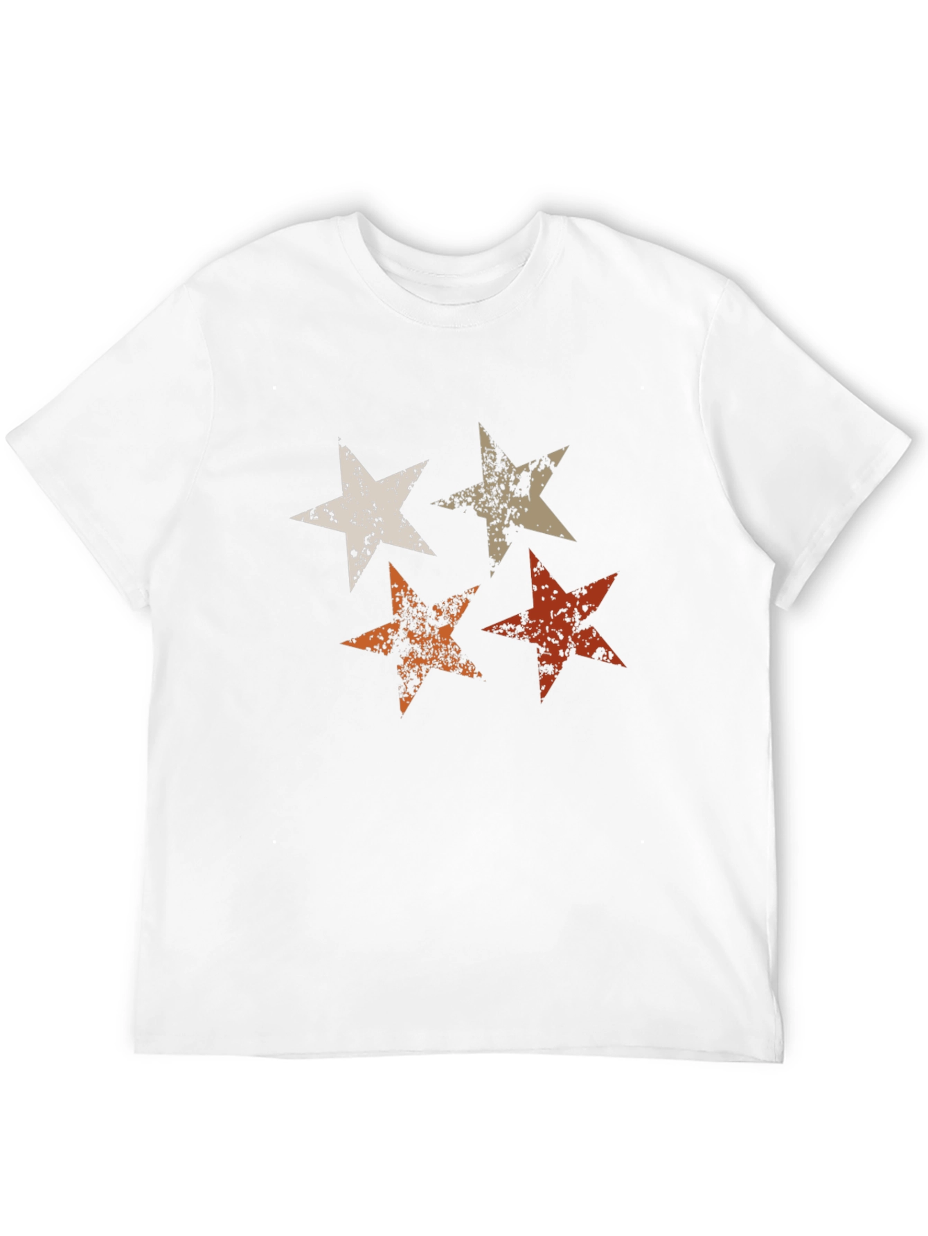 Retro Star Graphic Tee - Distressed Look