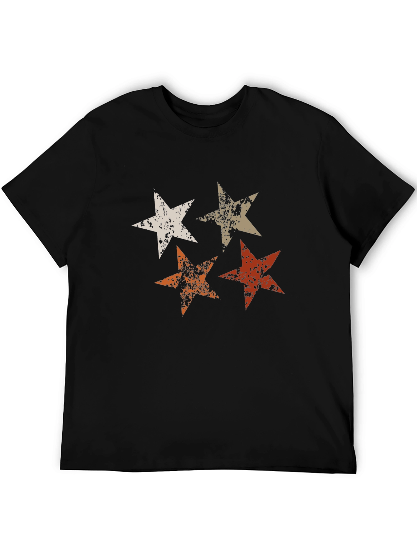 Retro Star Graphic Tee - Distressed Look