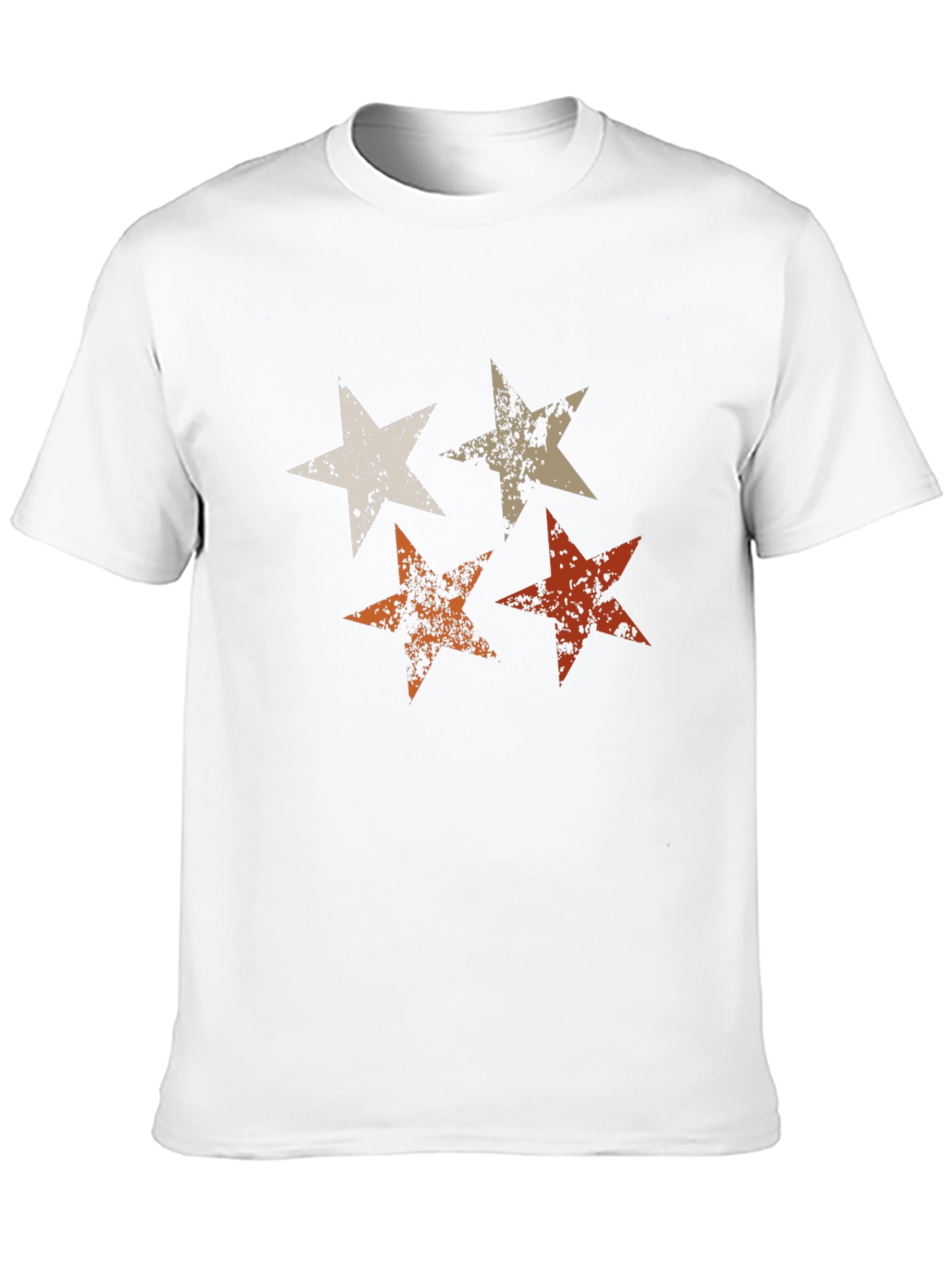 Retro Star Graphic Tee - Distressed Look