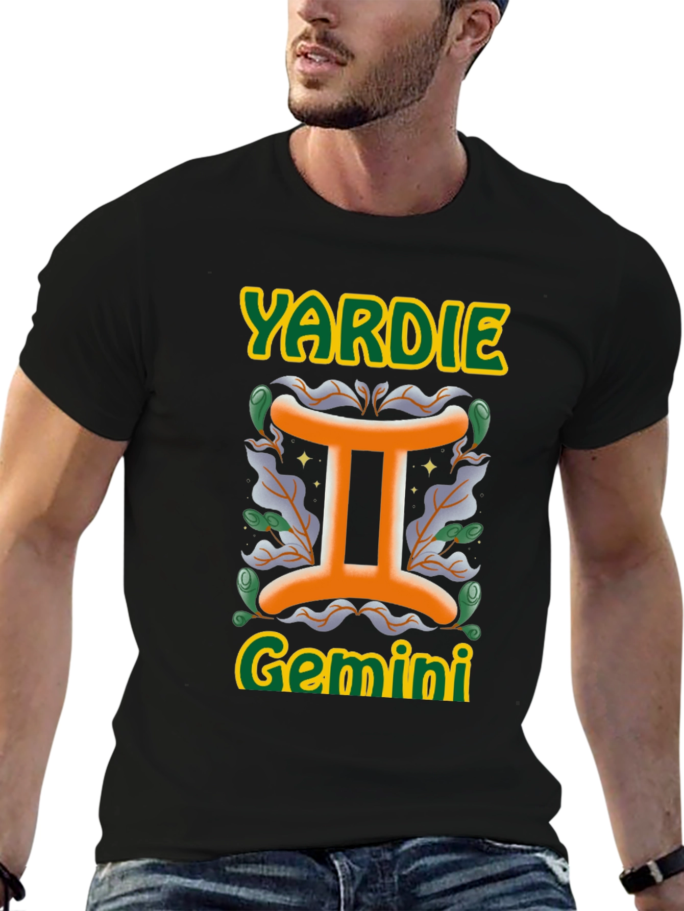 Yardie Gemini T-Shirt Zodiac Sign Tee
