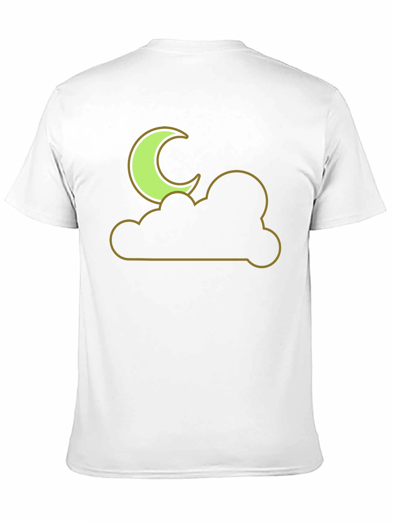 Moon and Cloud Graphic Tee - Night Sky T-Shirt