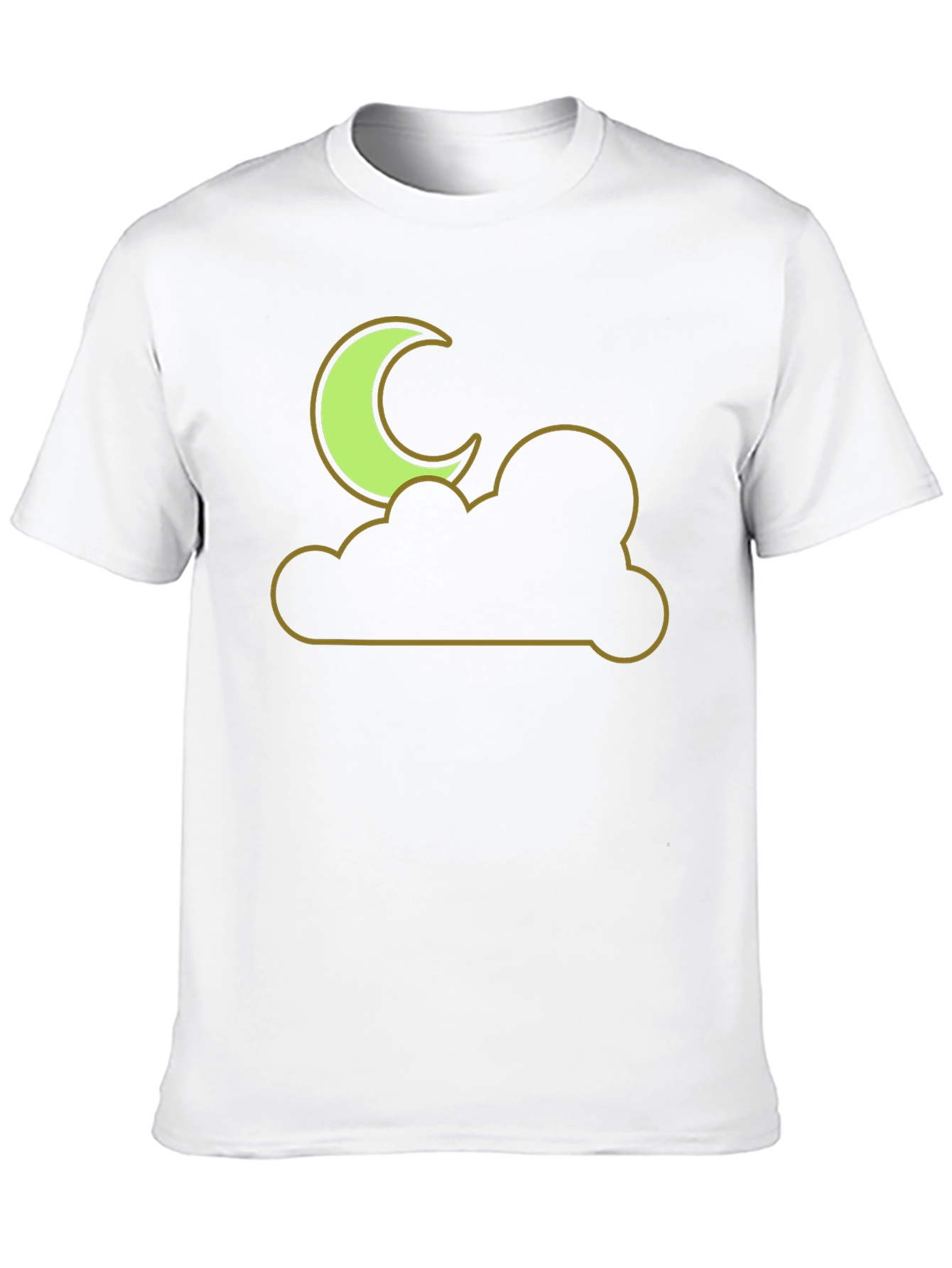 Moon and Cloud Graphic Tee - Night Sky T-Shirt
