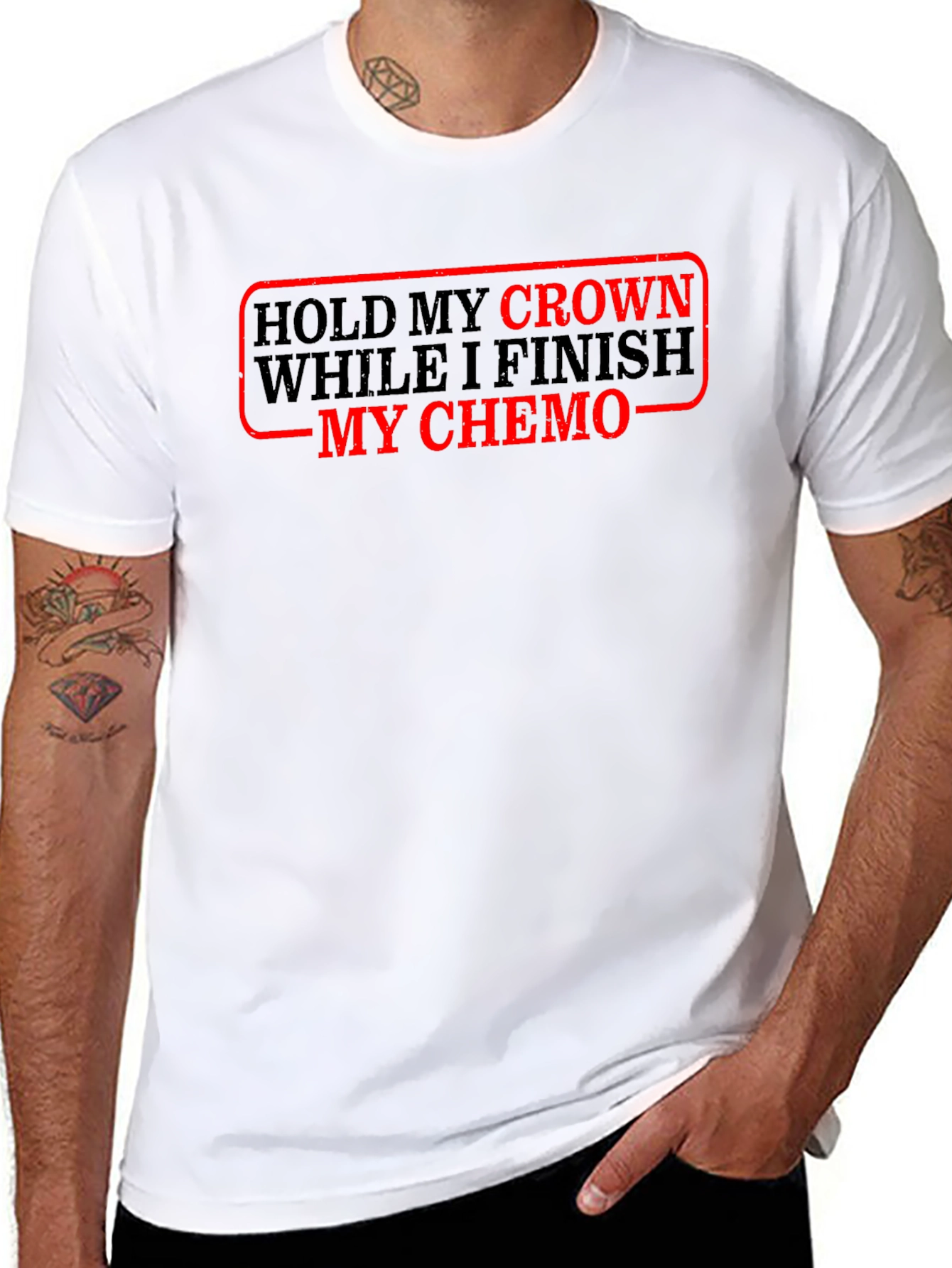 Hold My Crown Chemo Black T-Shirt