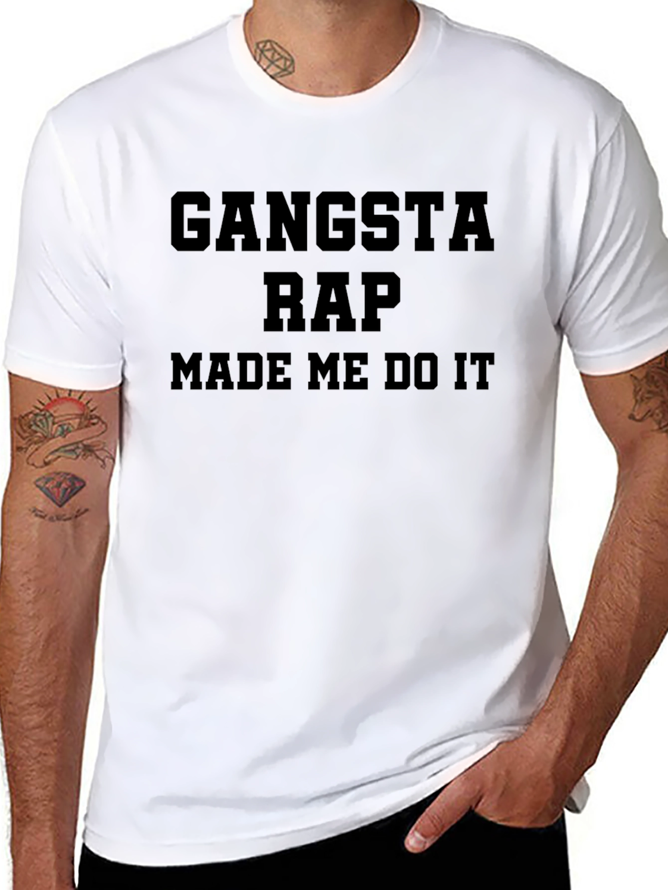 Gangsta Rap Made Me Do It T-Shirt
