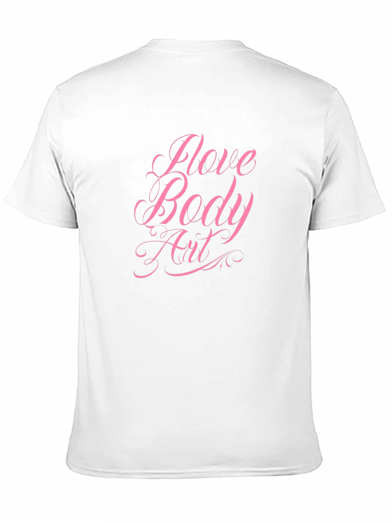 I Love Body Art Black Graphic Tee
