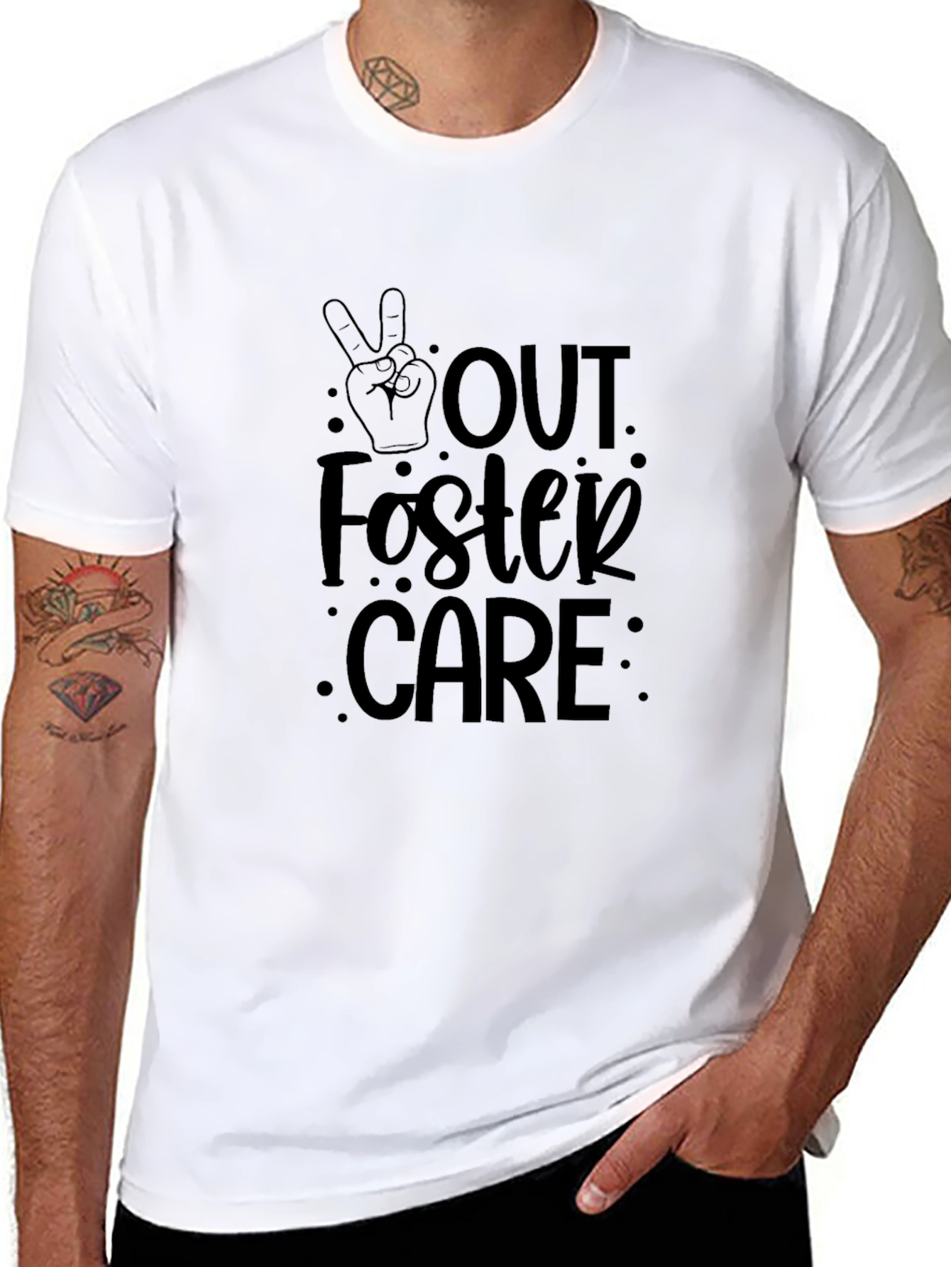 Out Foster Care Graphic T-Shirt