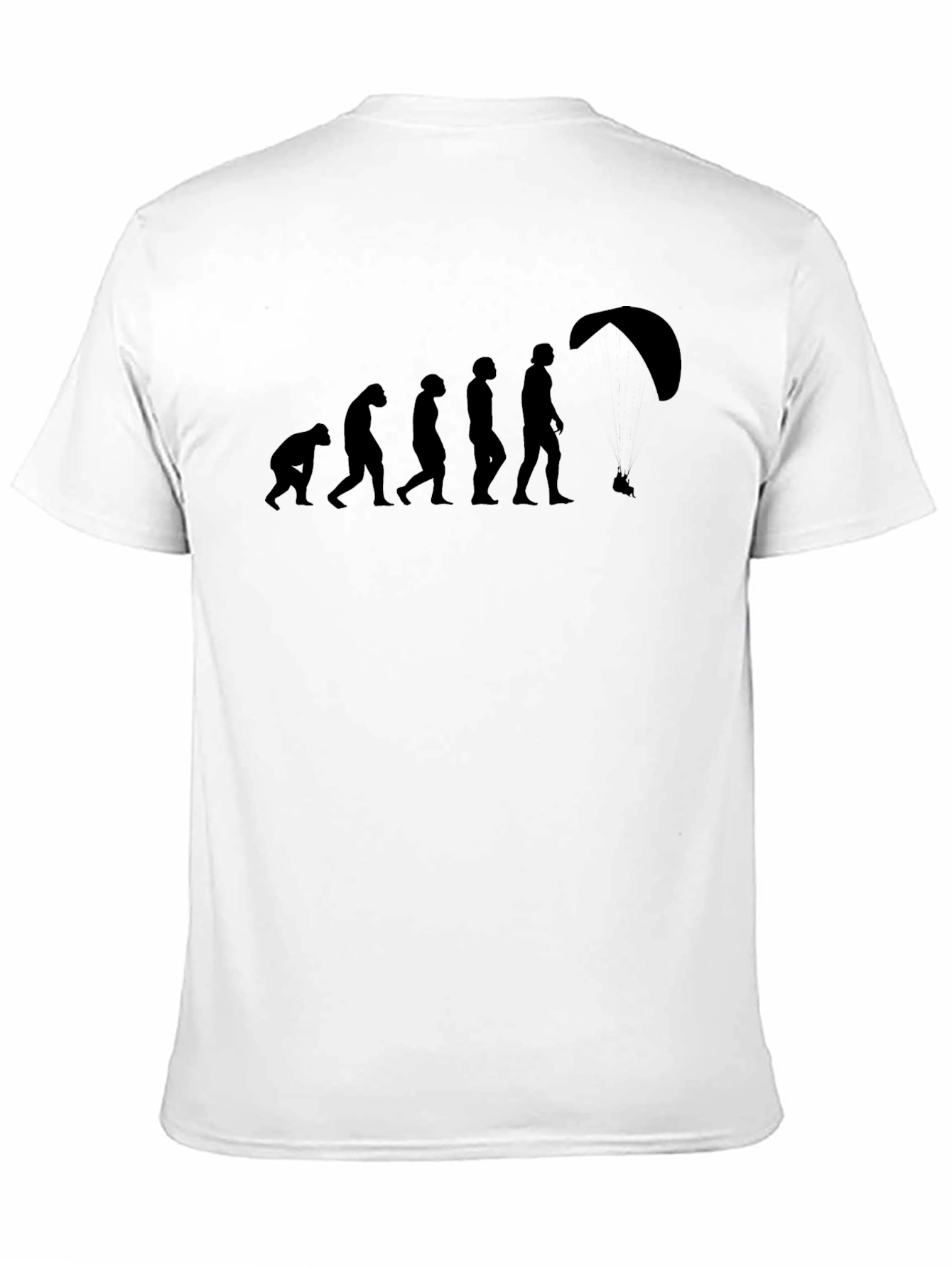 Evolution of Flight T-Shirt - Black Fun Design