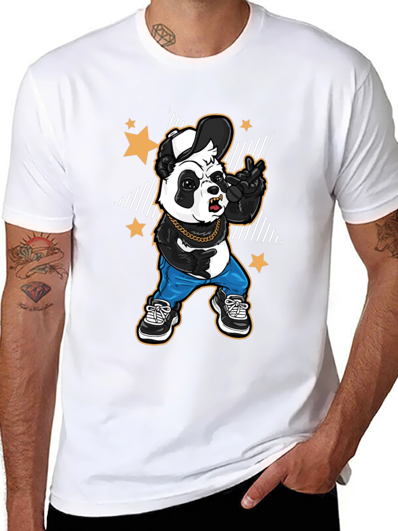 Cool Panda Graphic Tee - Streetwear Style