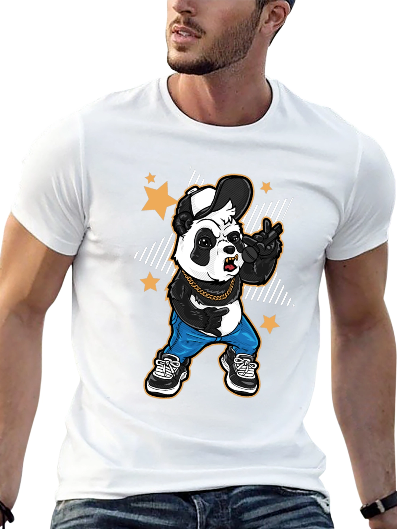 Cool Panda Graphic Tee - Streetwear Style