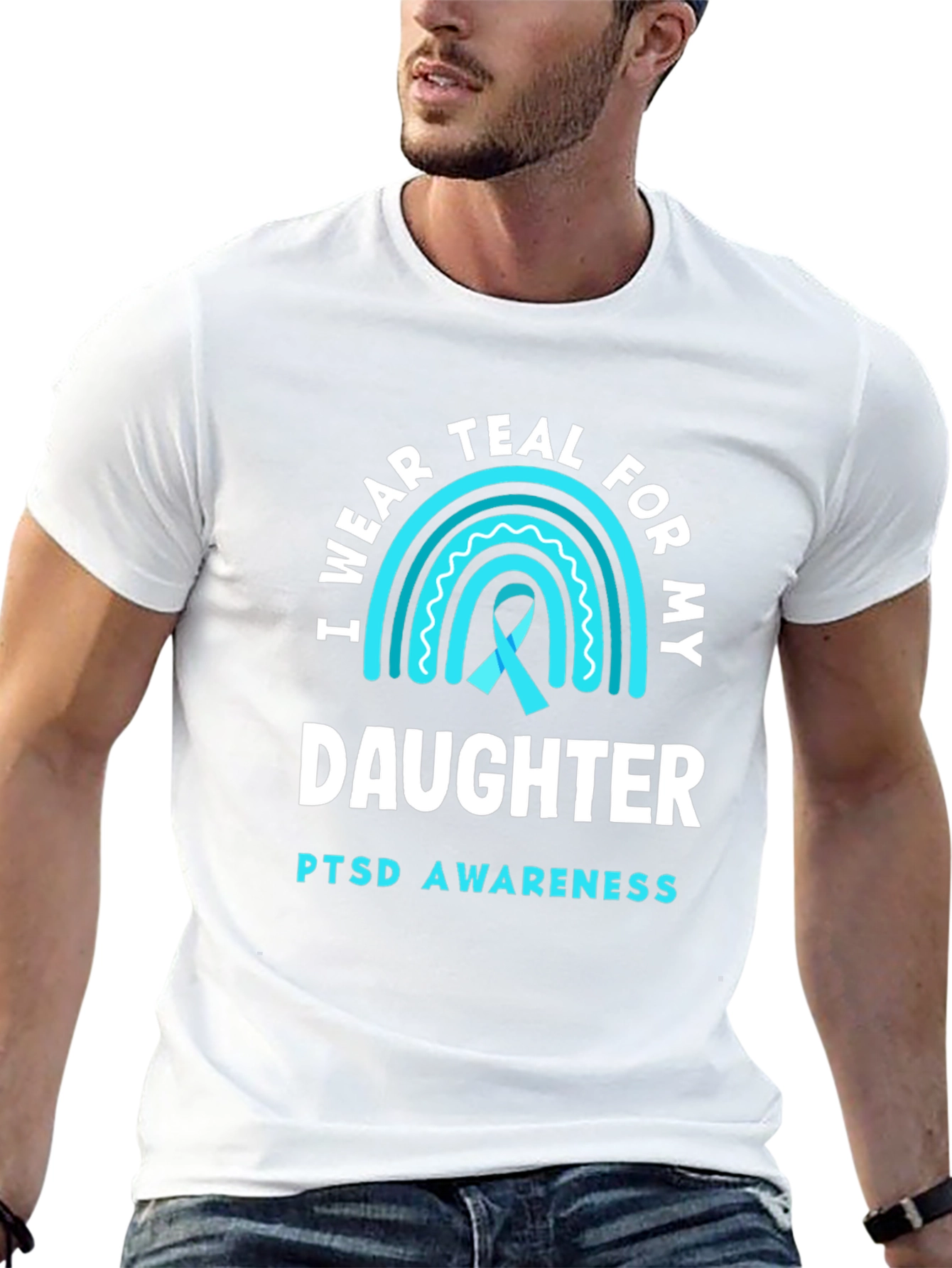 Teal PTSD Awareness Daughter T-Shirt