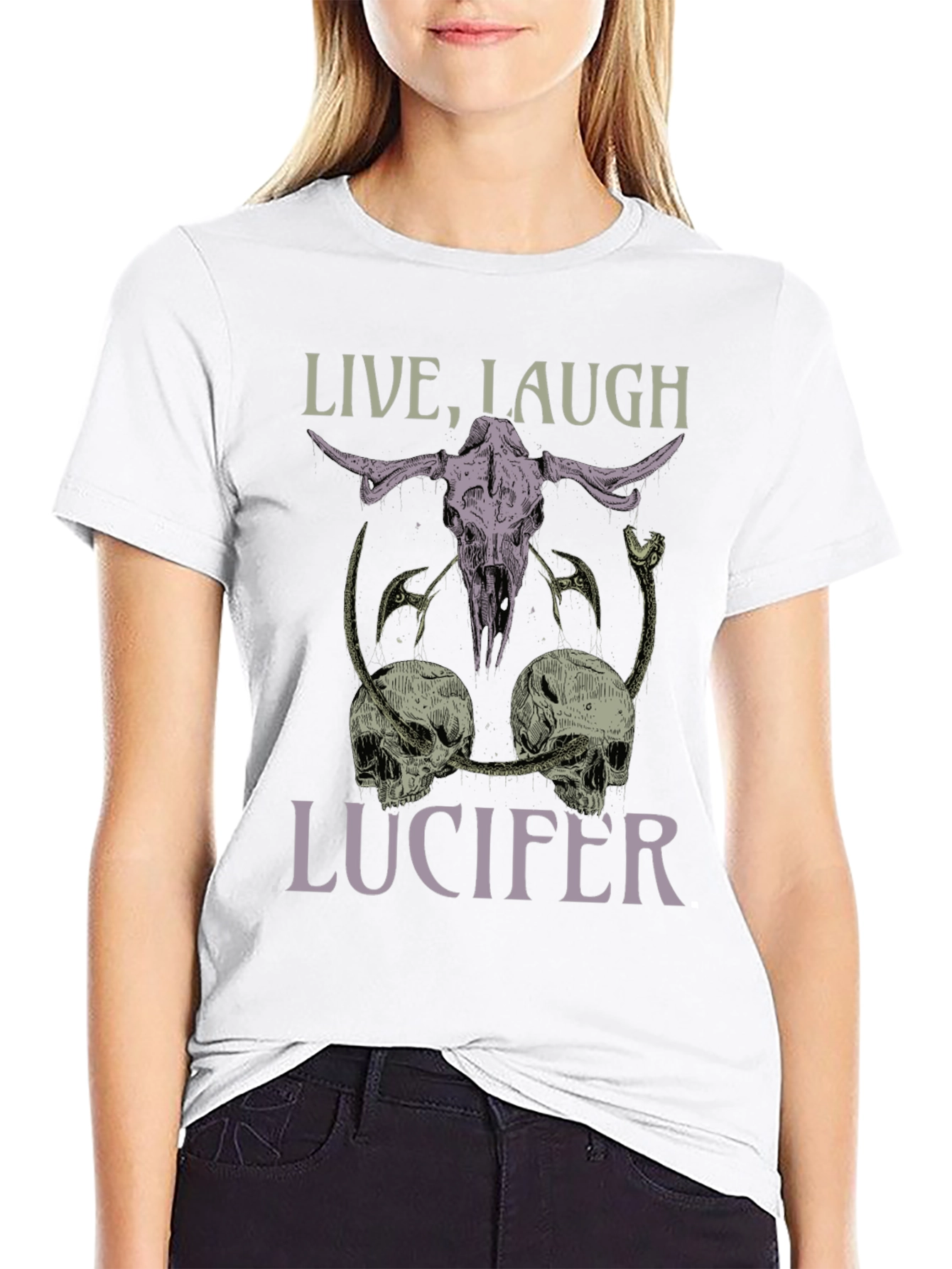 Live Laugh Lucifer Graphic Tee