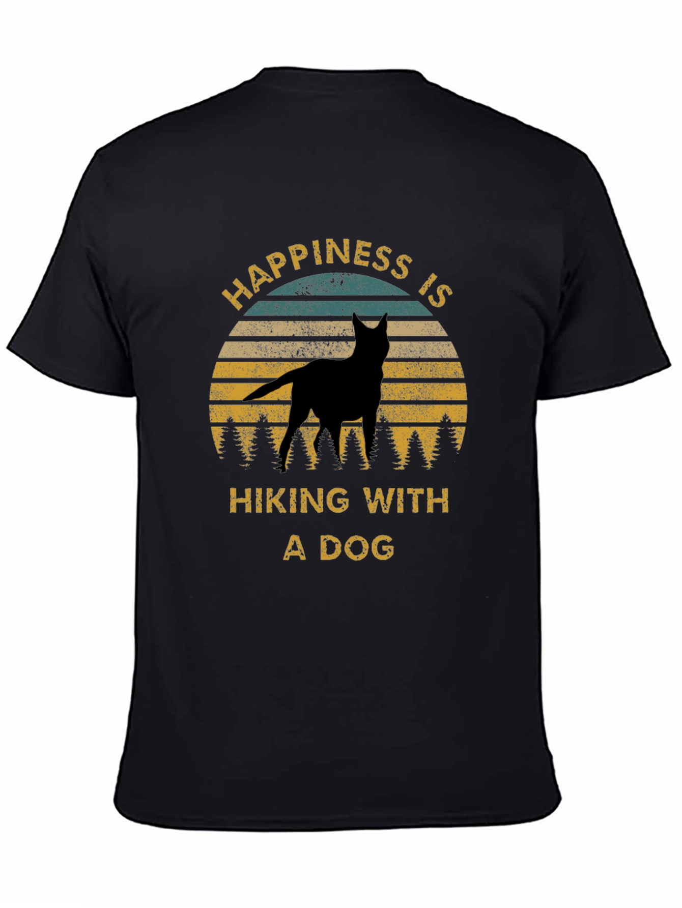 Happiness is Hiking With a Dog Tee