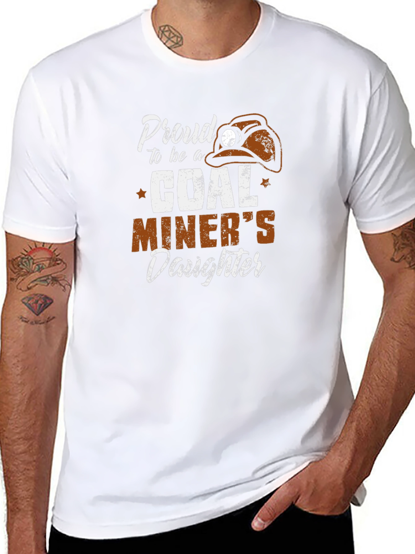 Proud Coal Miners Daughter Graphic Tee
