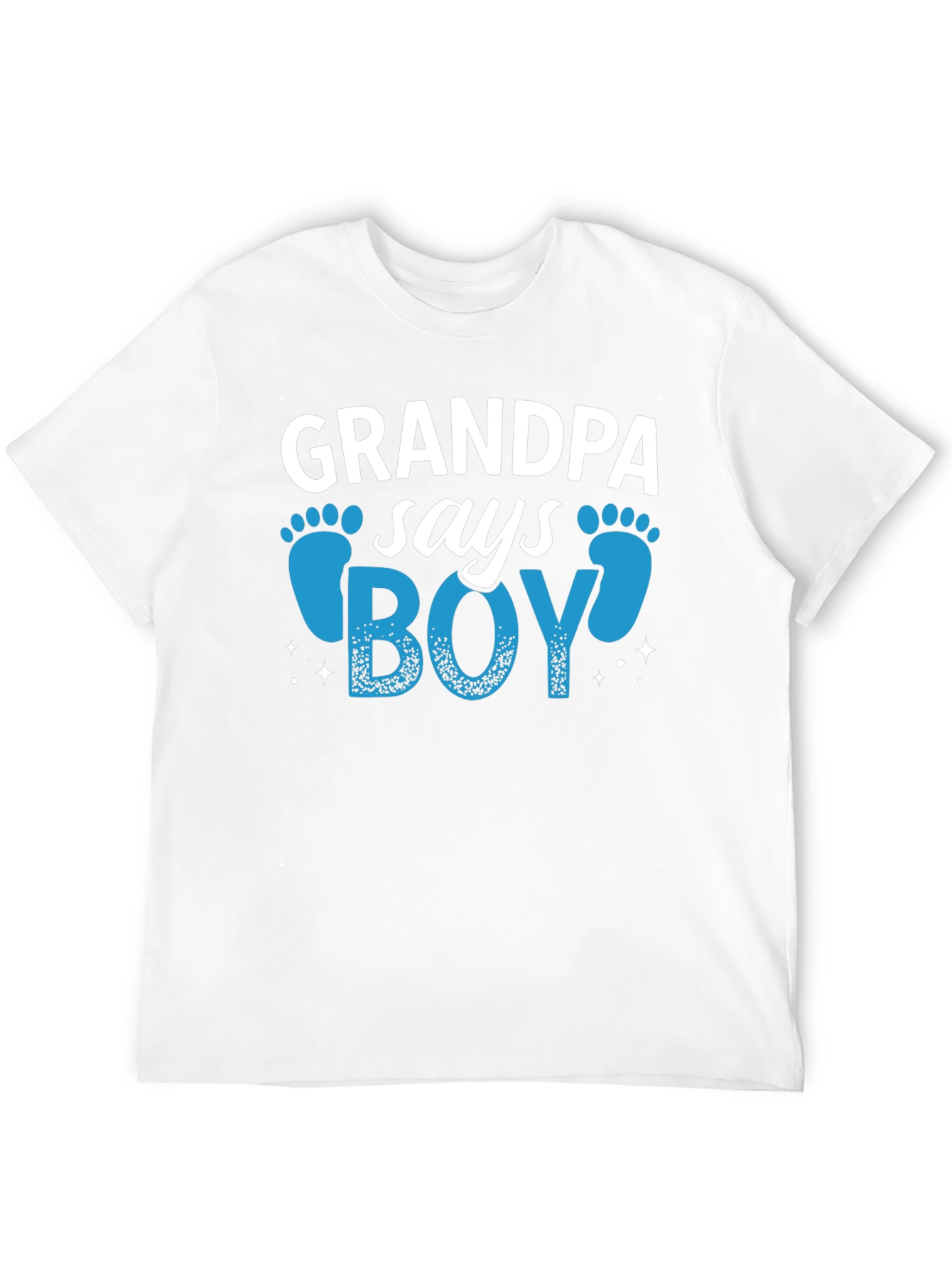 Grandpa Says Boy T-Shirt - Baby Shower Reveal