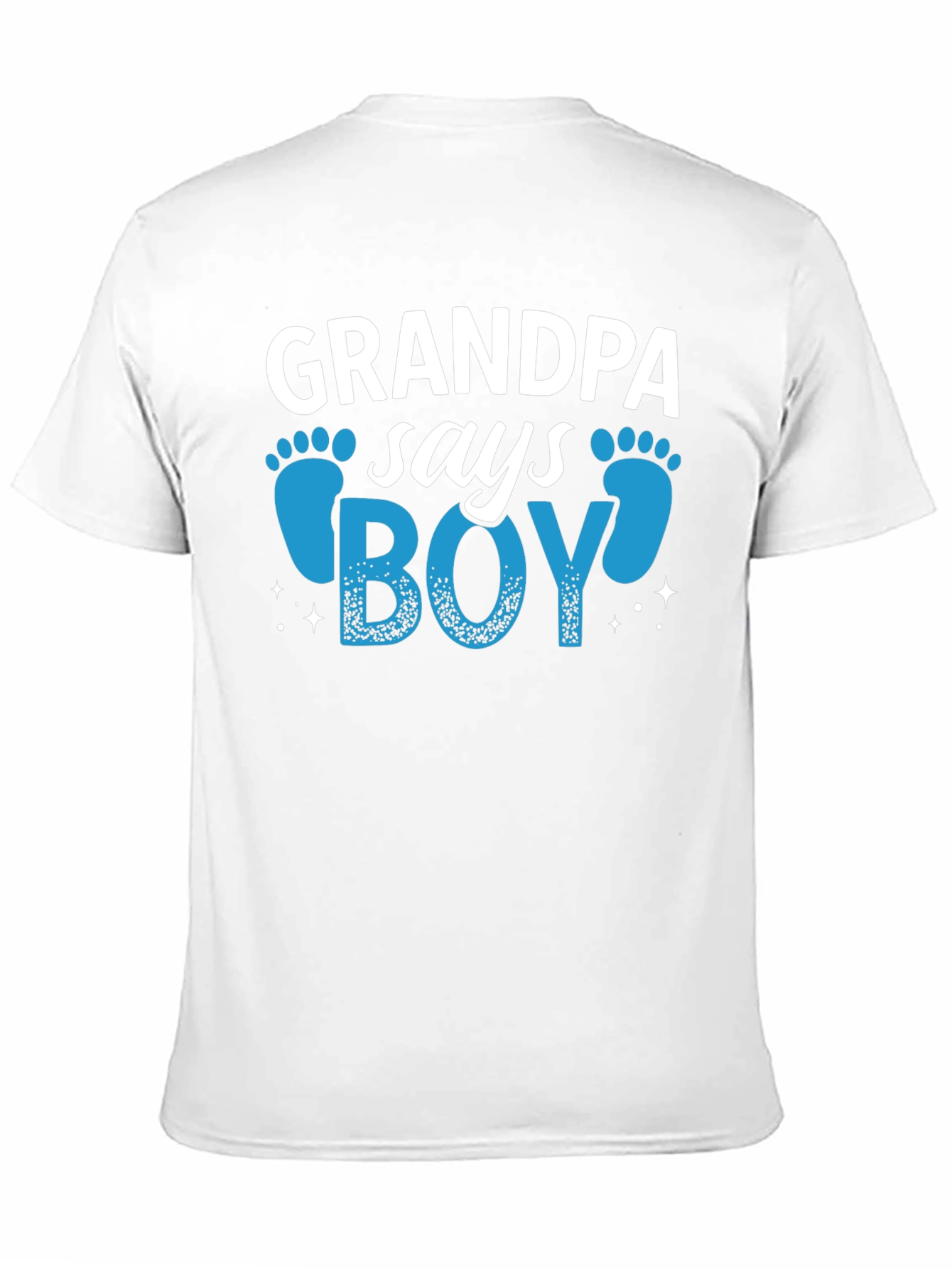 Grandpa Says Boy T-Shirt - Baby Shower Reveal