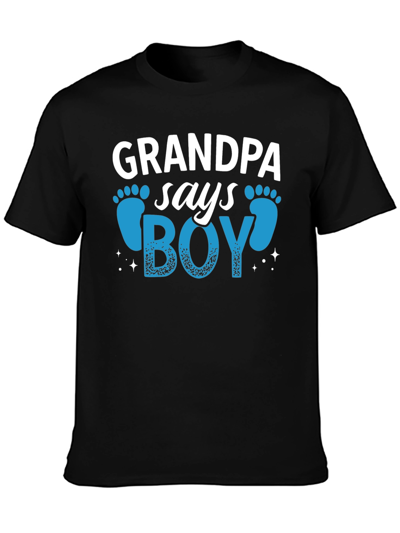 Grandpa Says Boy T-Shirt - Baby Shower Reveal