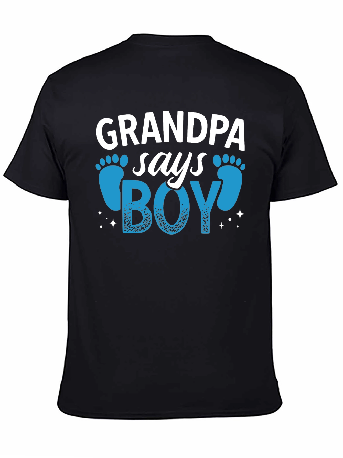 Grandpa Says Boy T-Shirt - Baby Shower Reveal