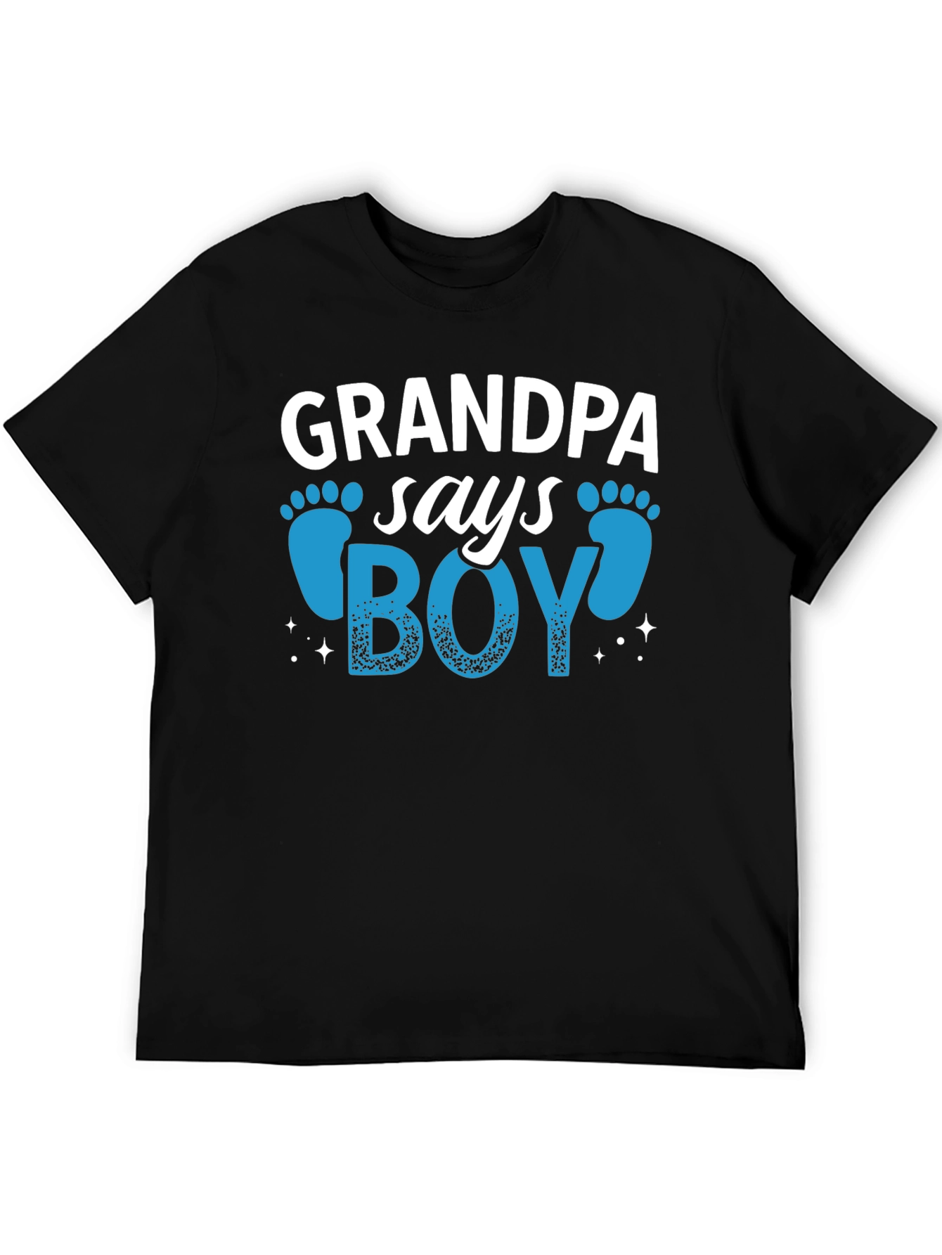 Grandpa Says Boy T-Shirt - Baby Shower Reveal