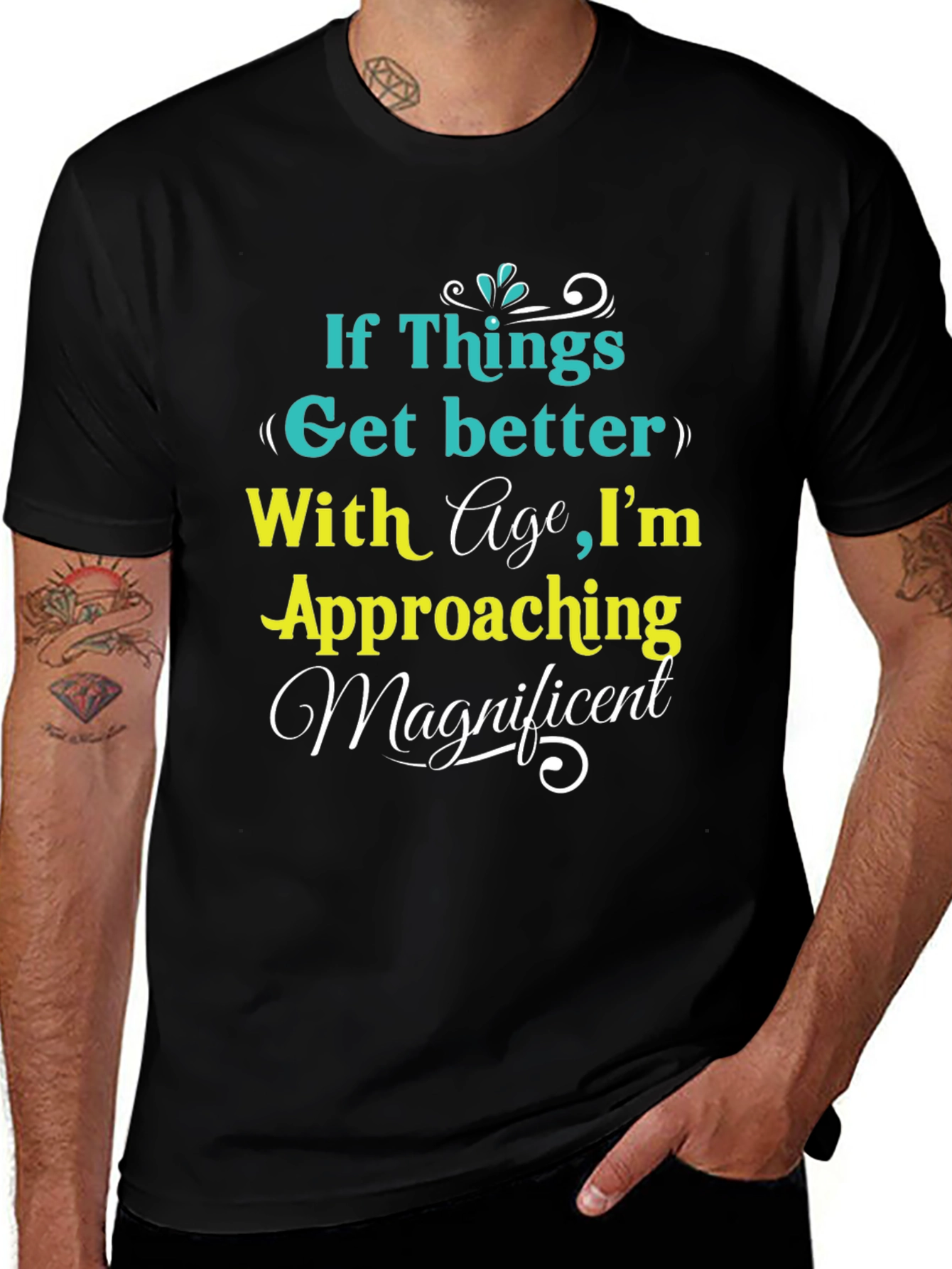 Funny Age T-Shirt: Approaching Magnificent