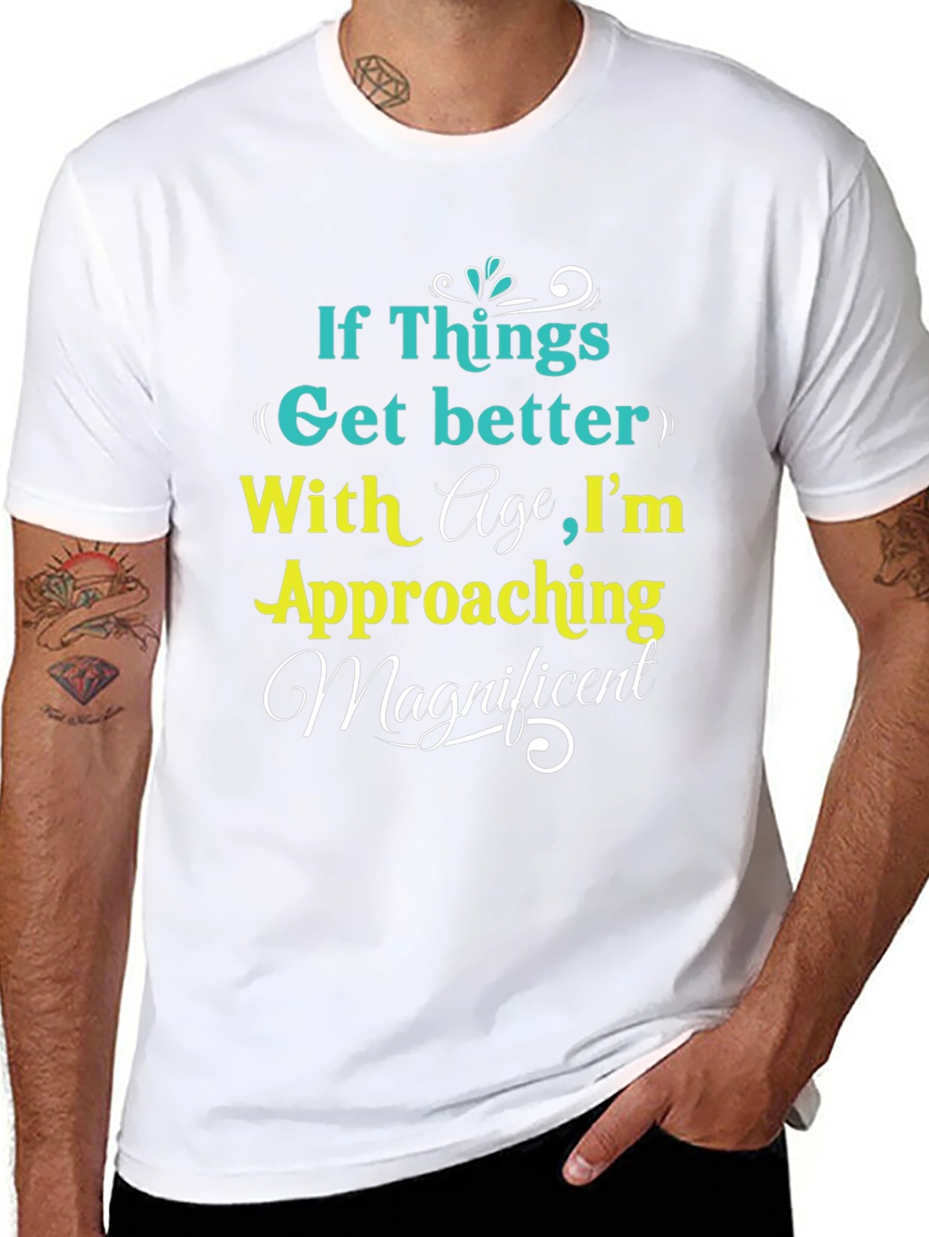 Funny Age T-Shirt: Approaching Magnificent