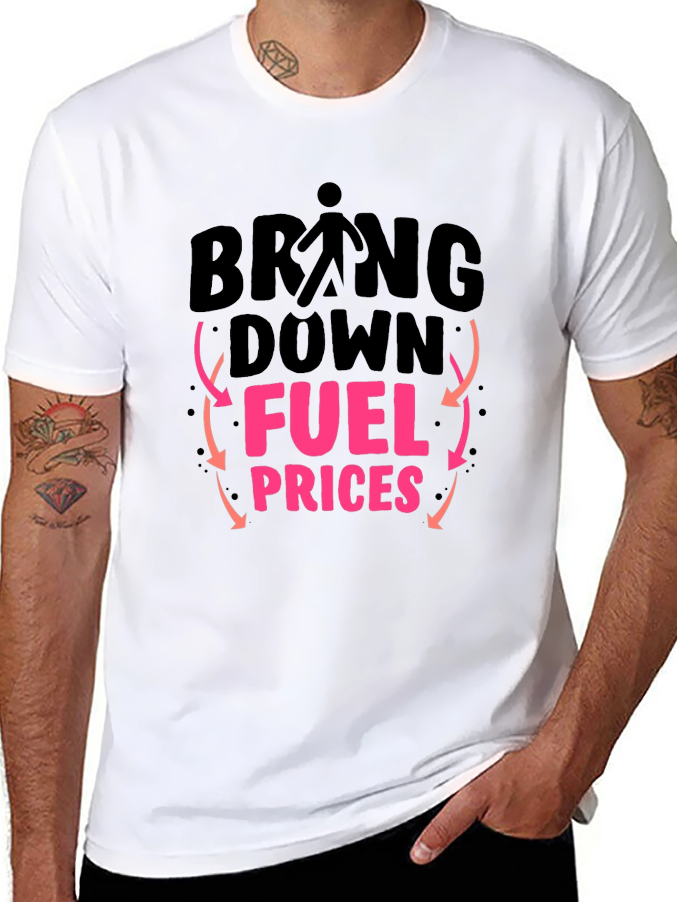 Bring Down Fuel Prices Graphic T-Shirt