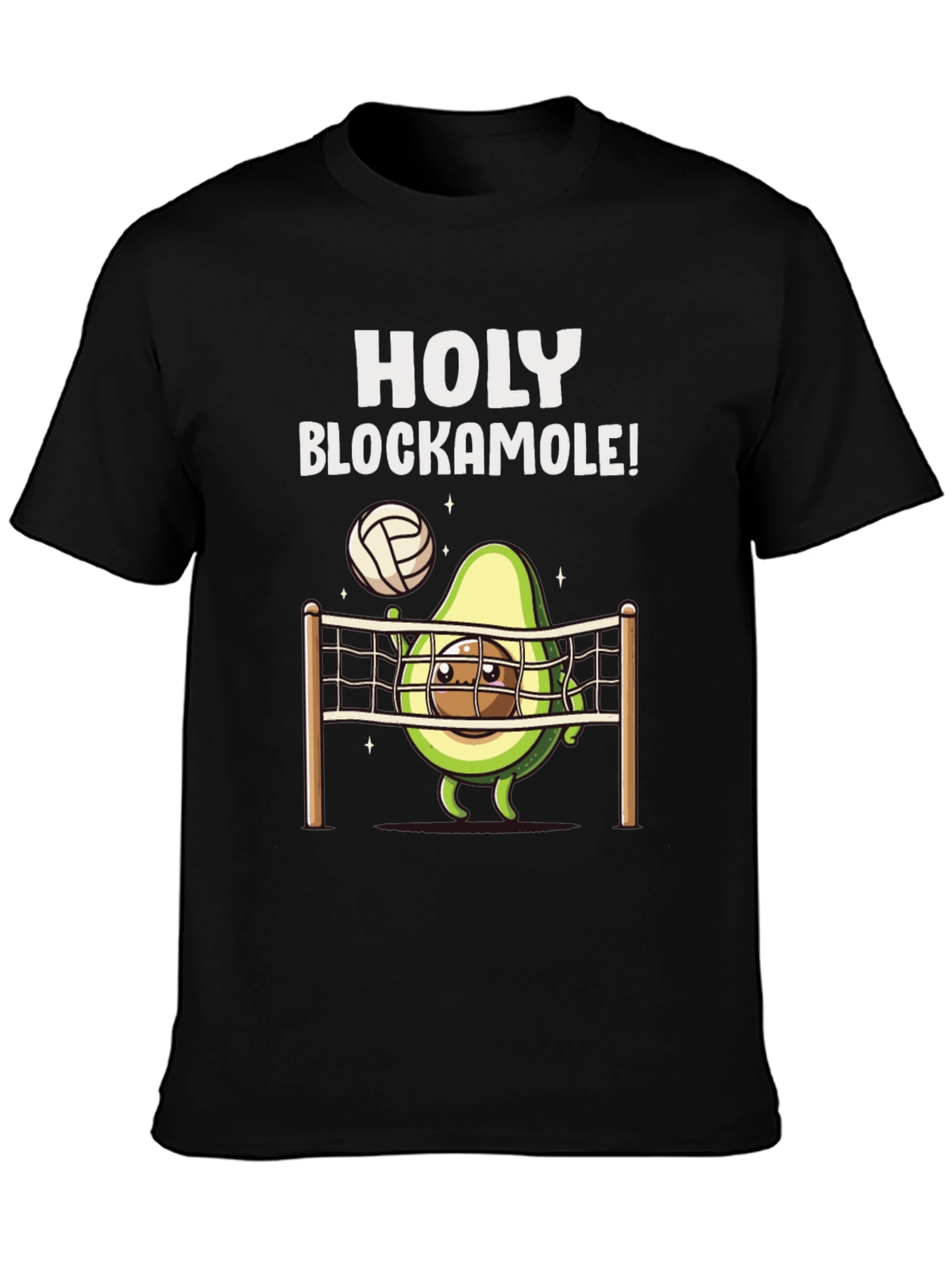 Holy Blockamole Avocado Volleyball T-Shirt