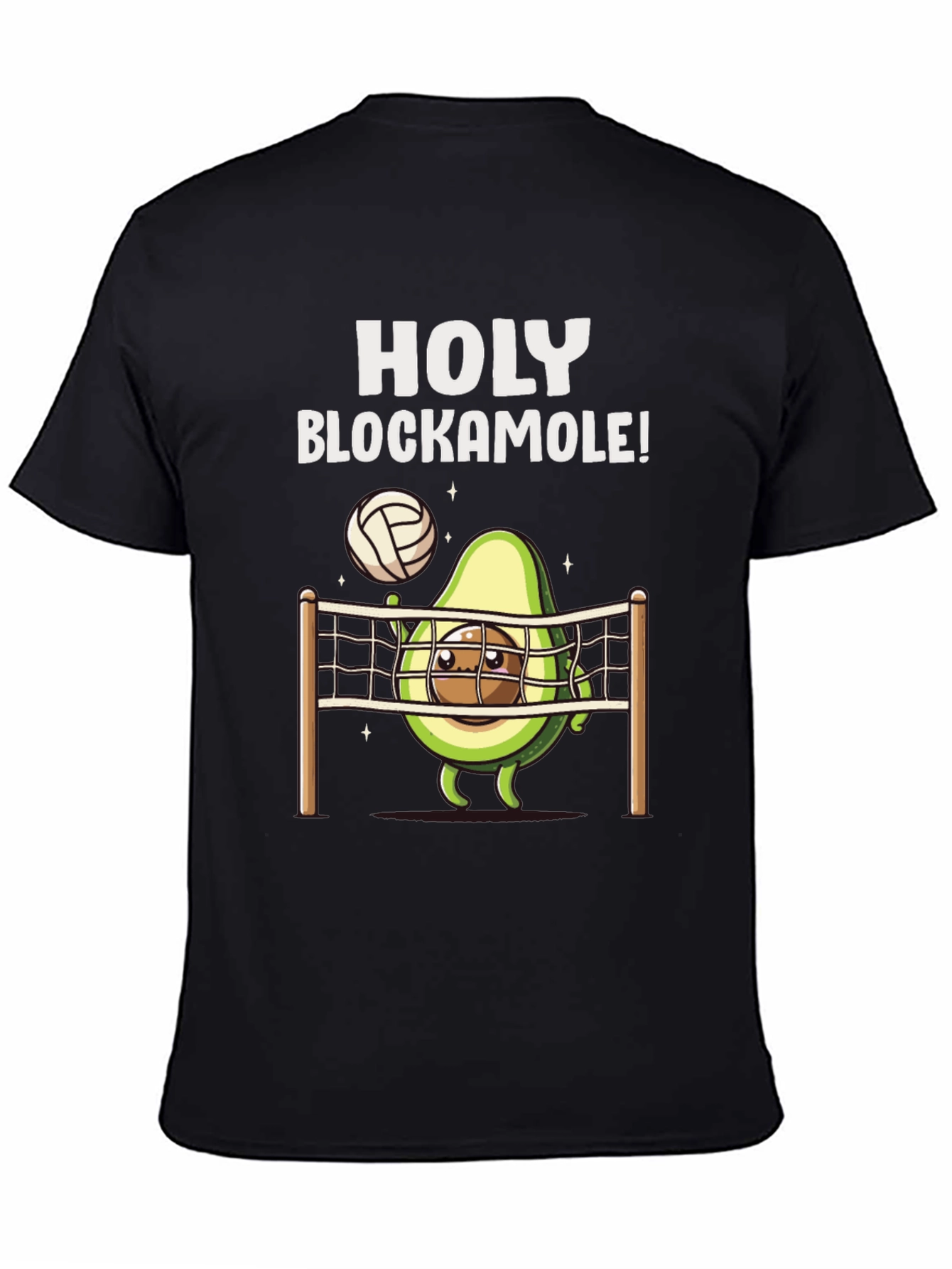 Holy Blockamole Avocado Volleyball T-Shirt