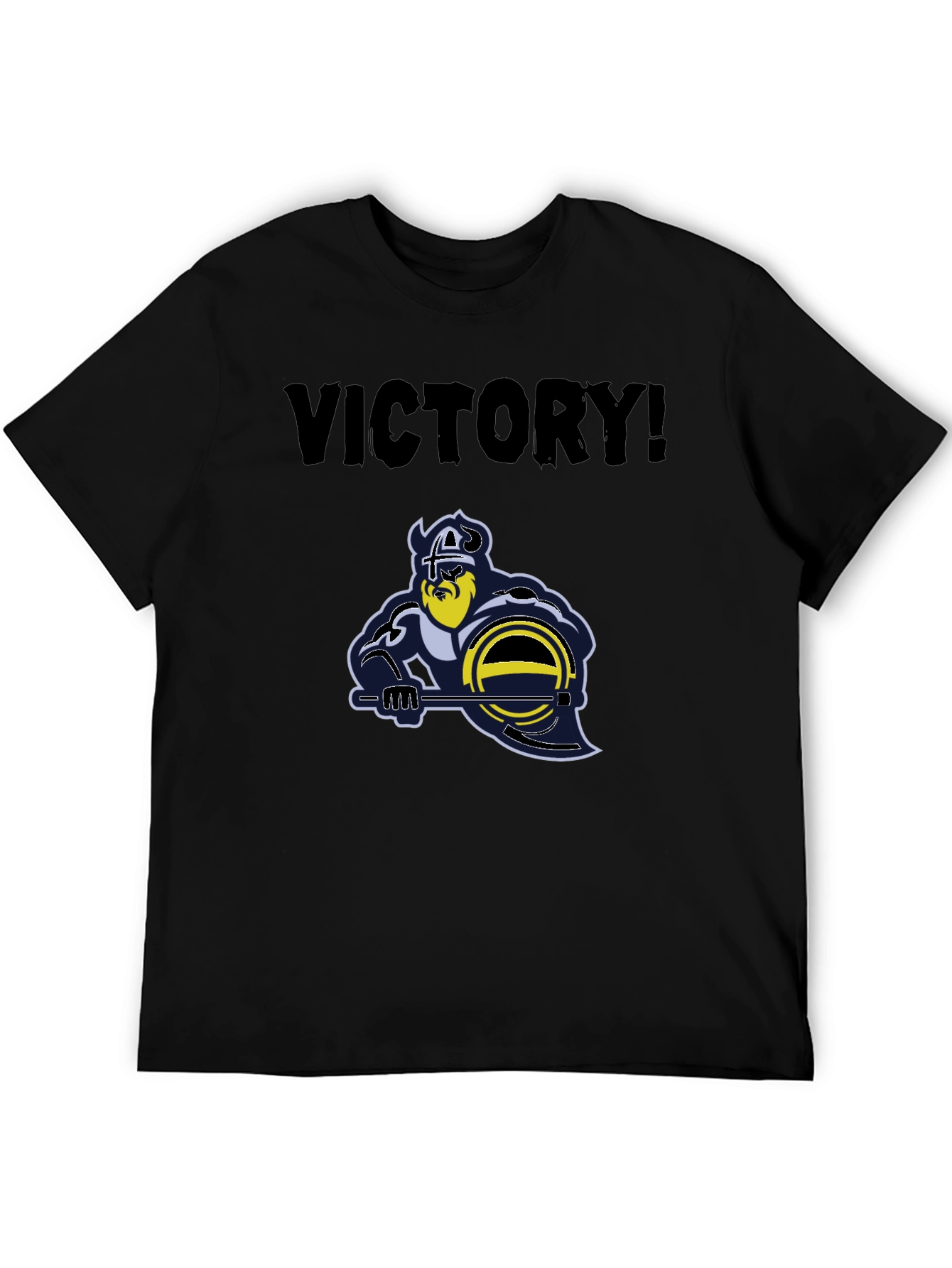 Victory Viking Graphic Tee - Black