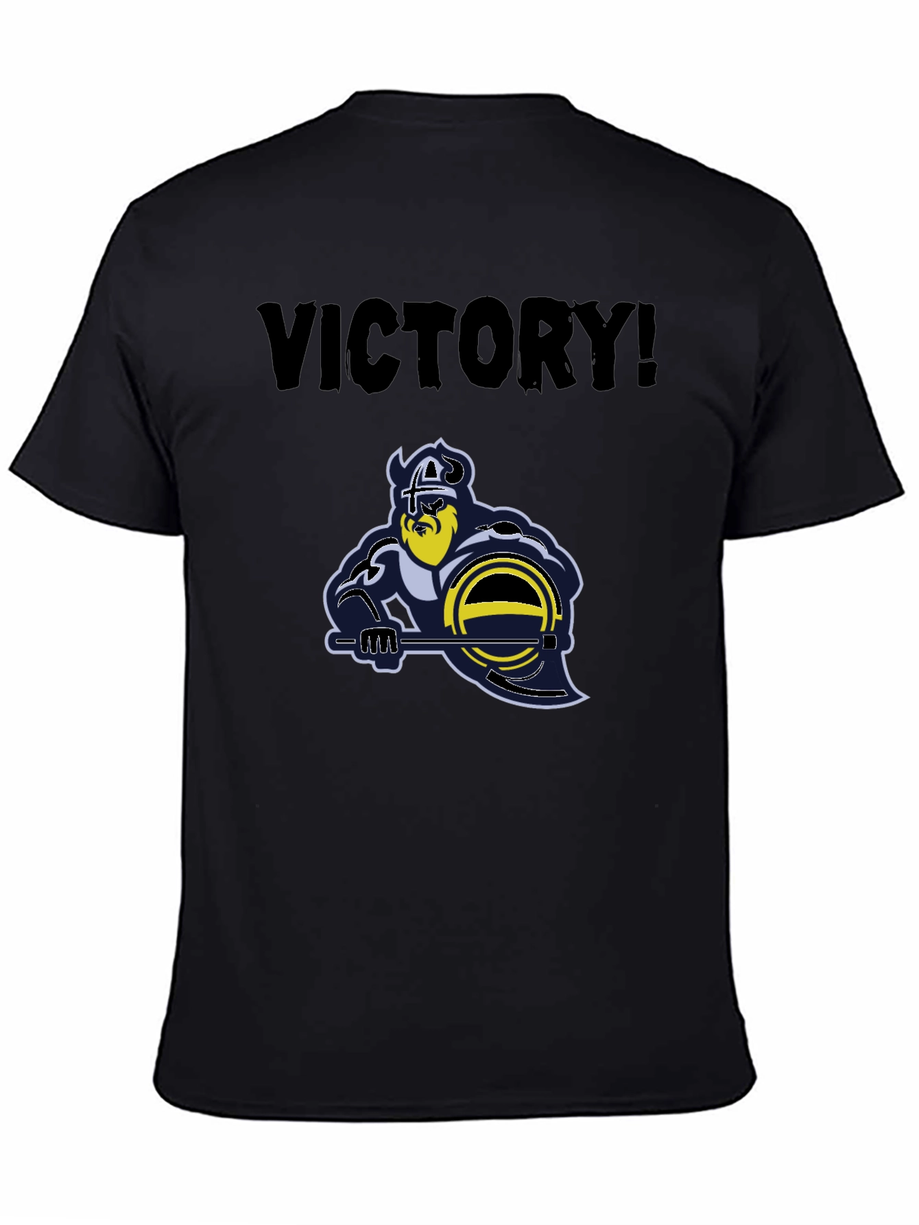 Victory Viking Graphic Tee - Black