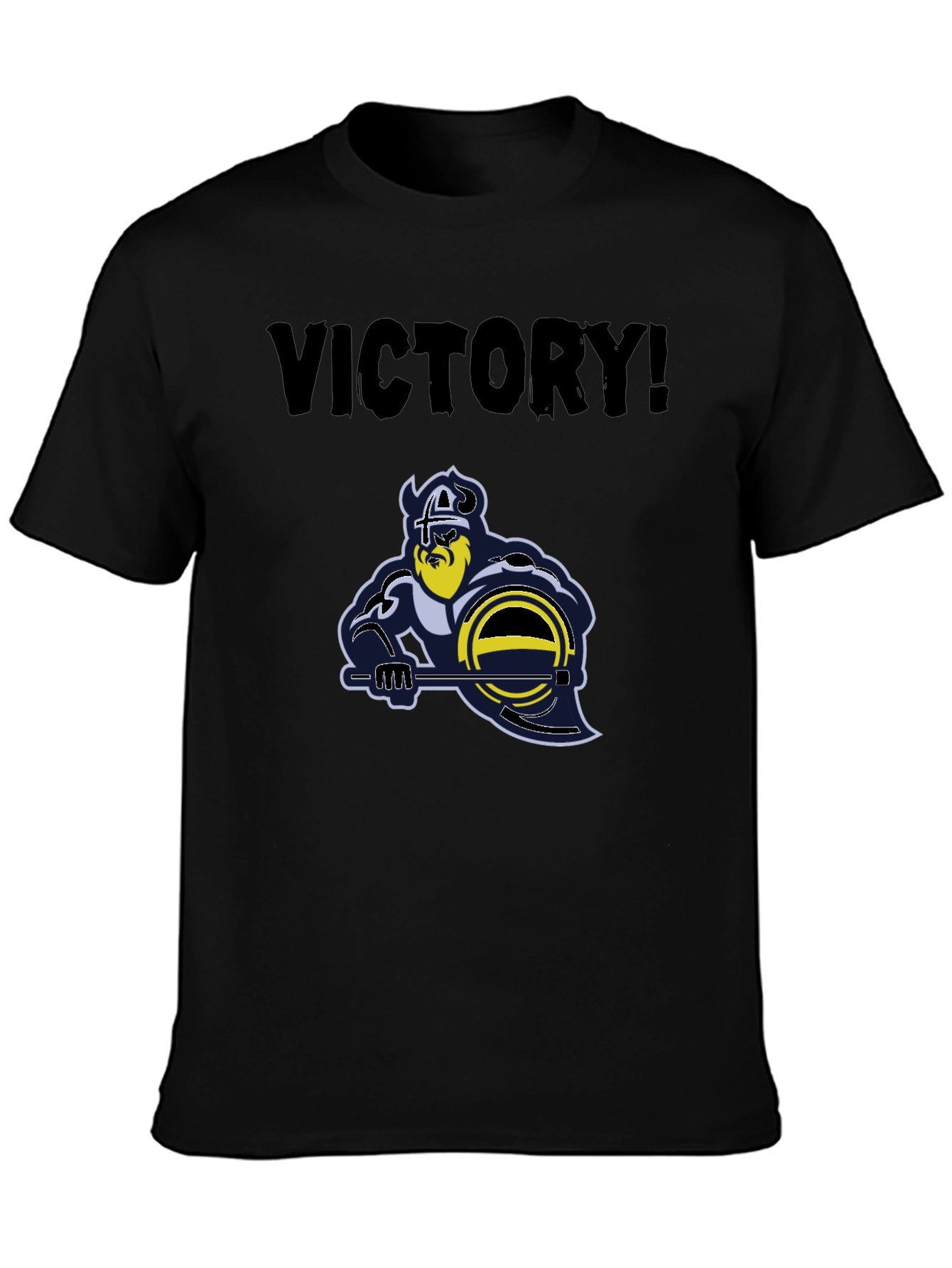 Victory Viking Graphic Tee - Black