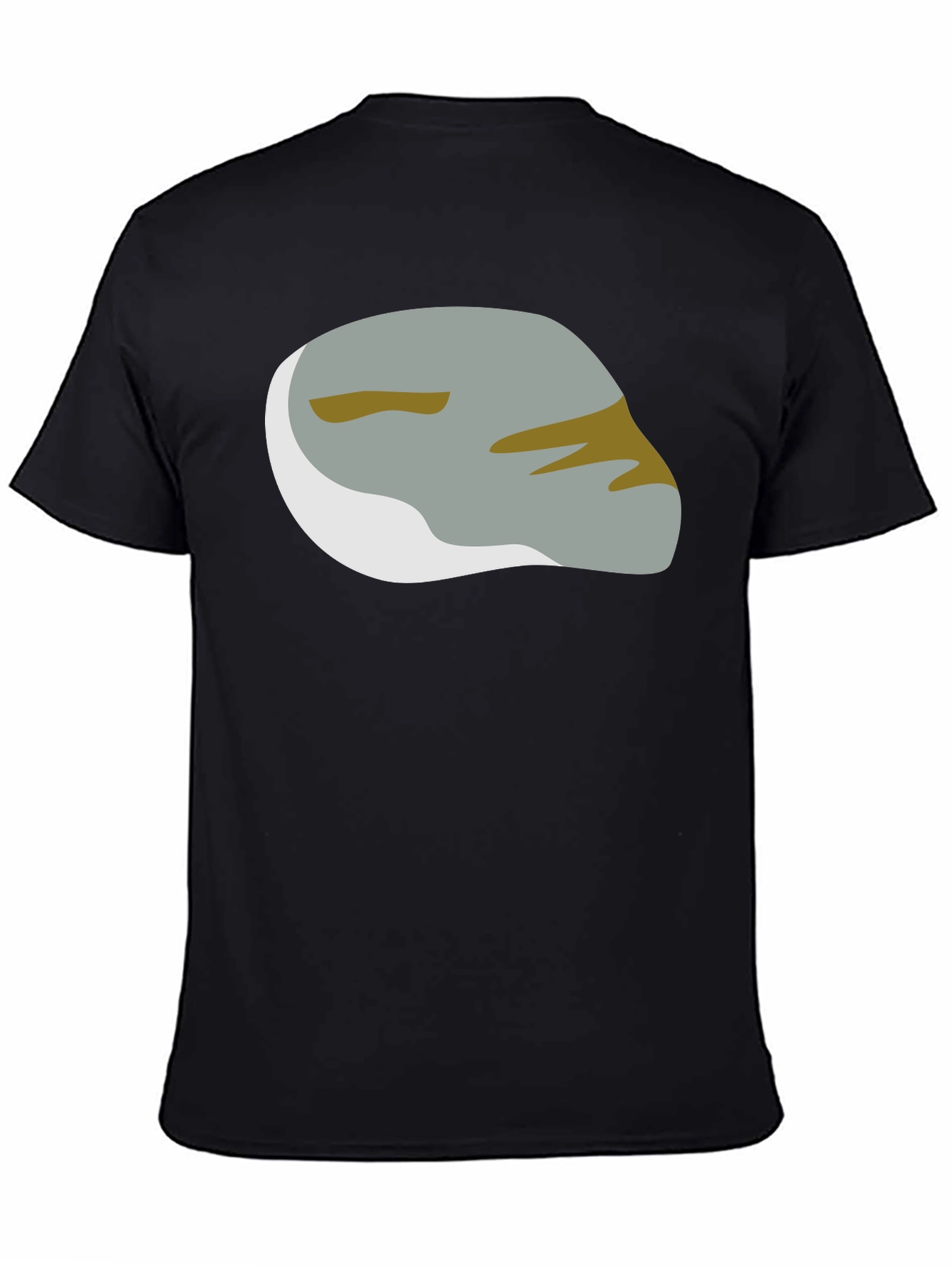 Abstract Rock Graphic Tee - Modern Black T-Shirt