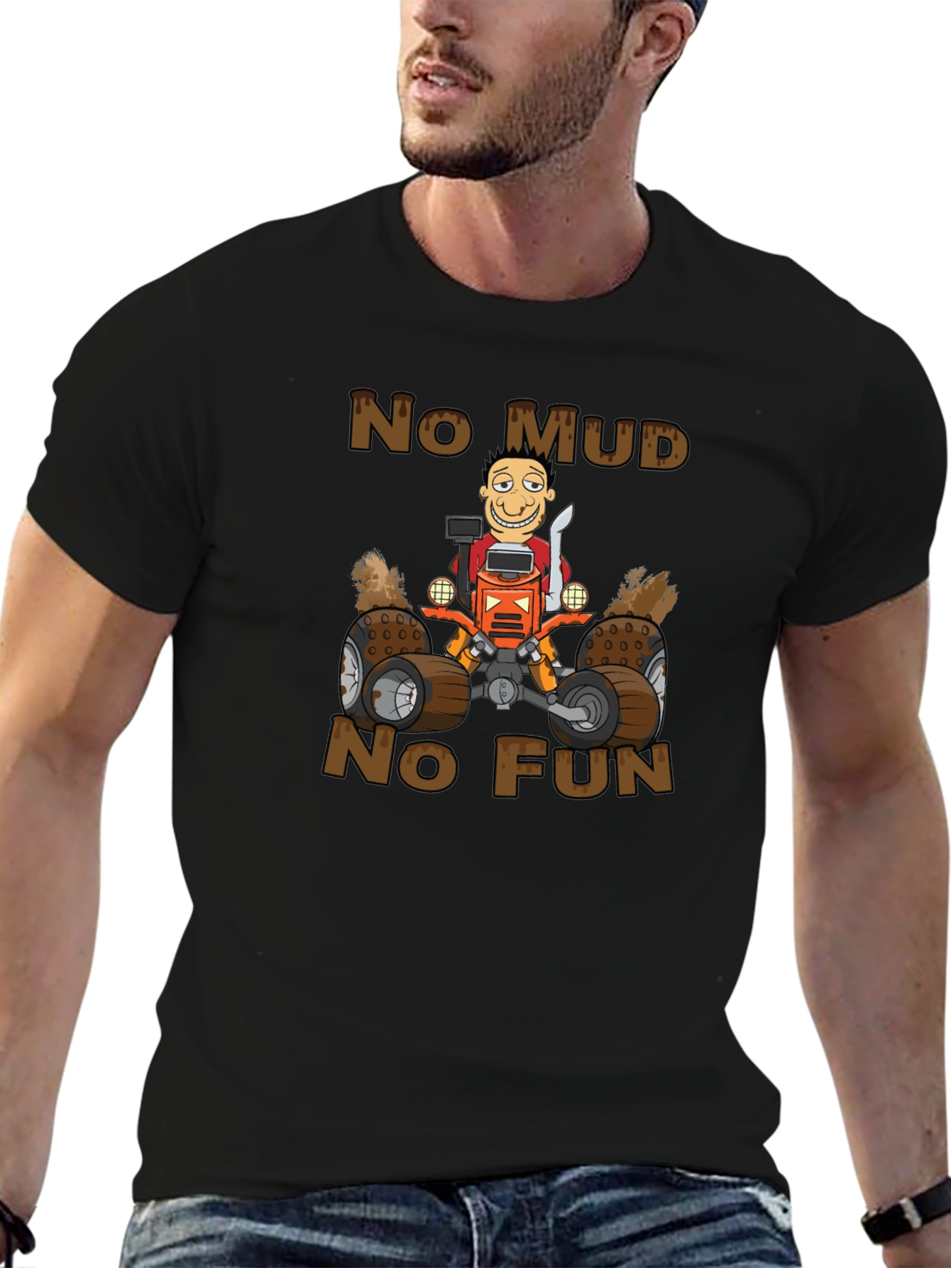 No Mud No Fun ATV Graphic T-Shirt