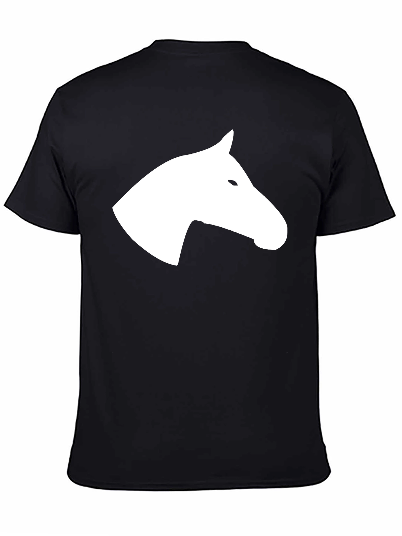 Black Horse Silhouette Tee - Stylish Graphic T-Shirt