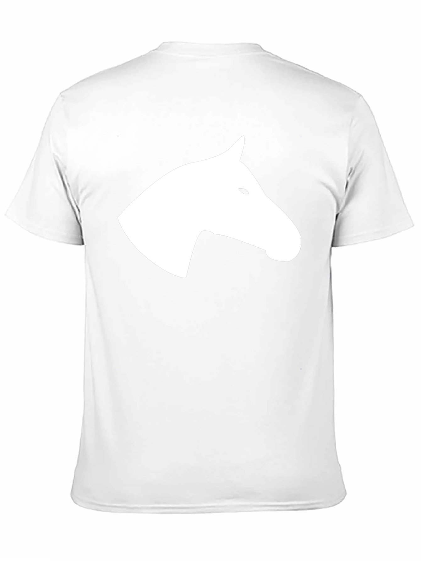 Black Horse Silhouette Tee - Stylish Graphic T-Shirt