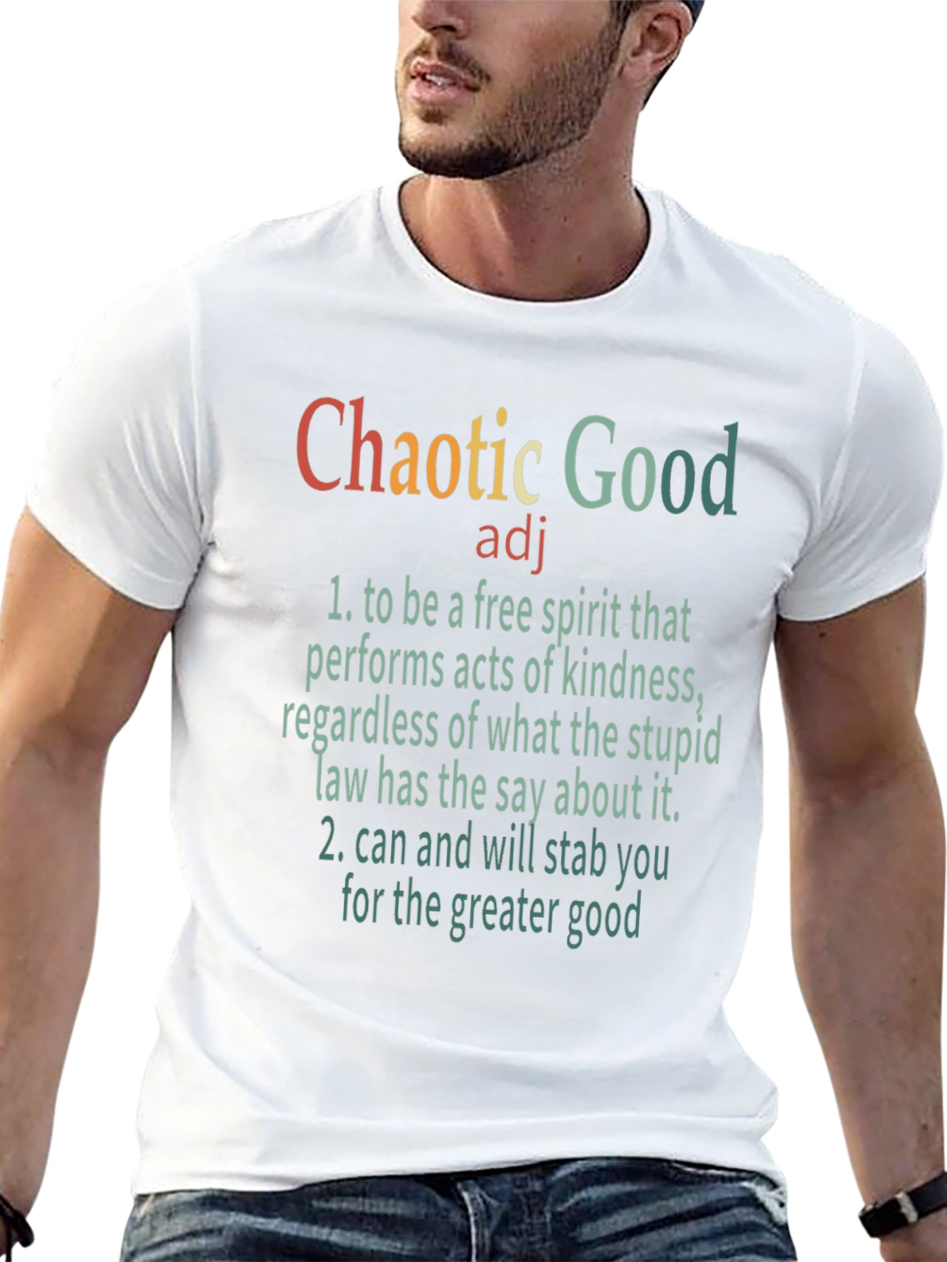 Chaotic Good T-Shirt: Free Spirit Tee