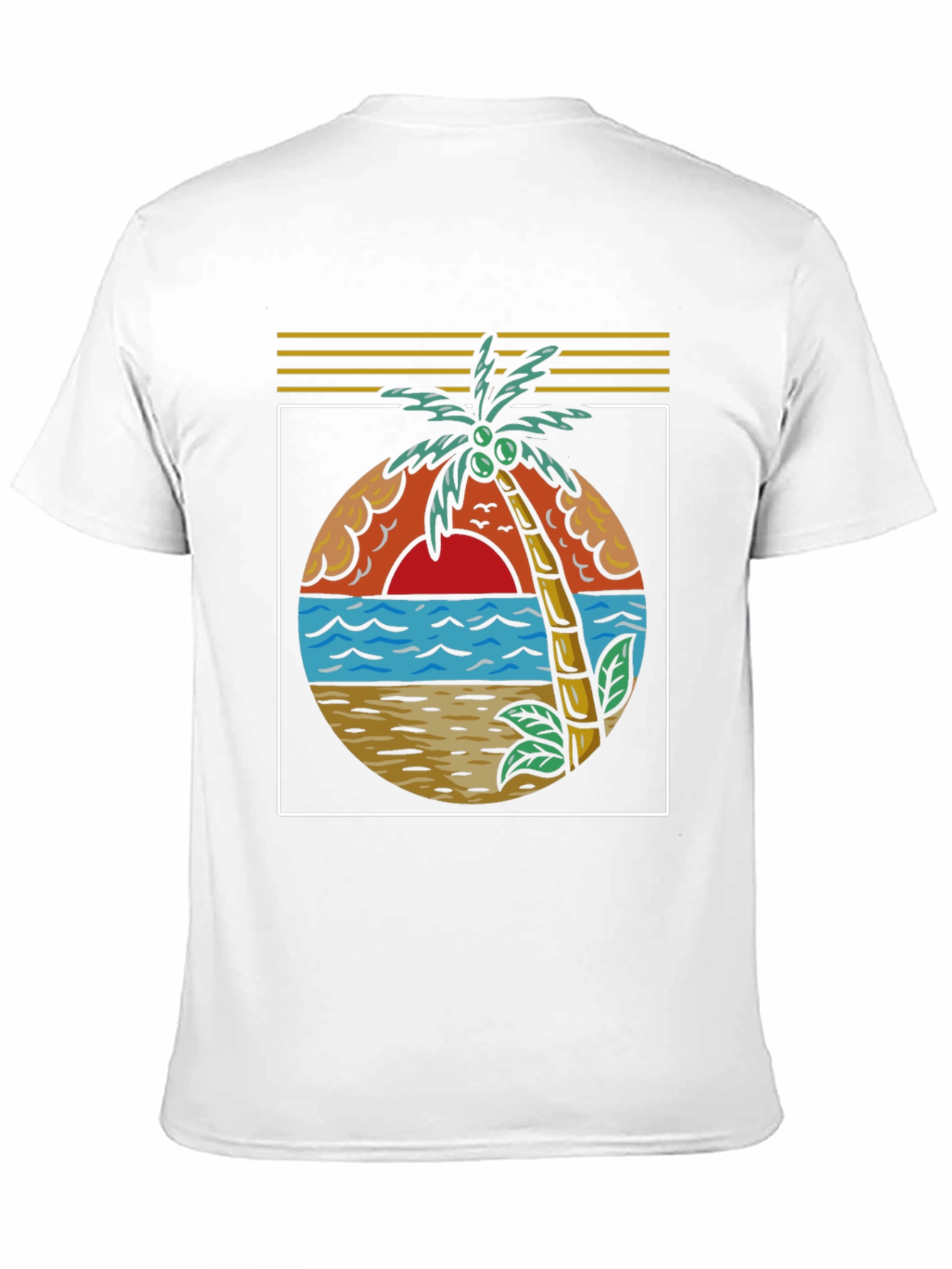 Tropical Palm Beach Graphic Tee