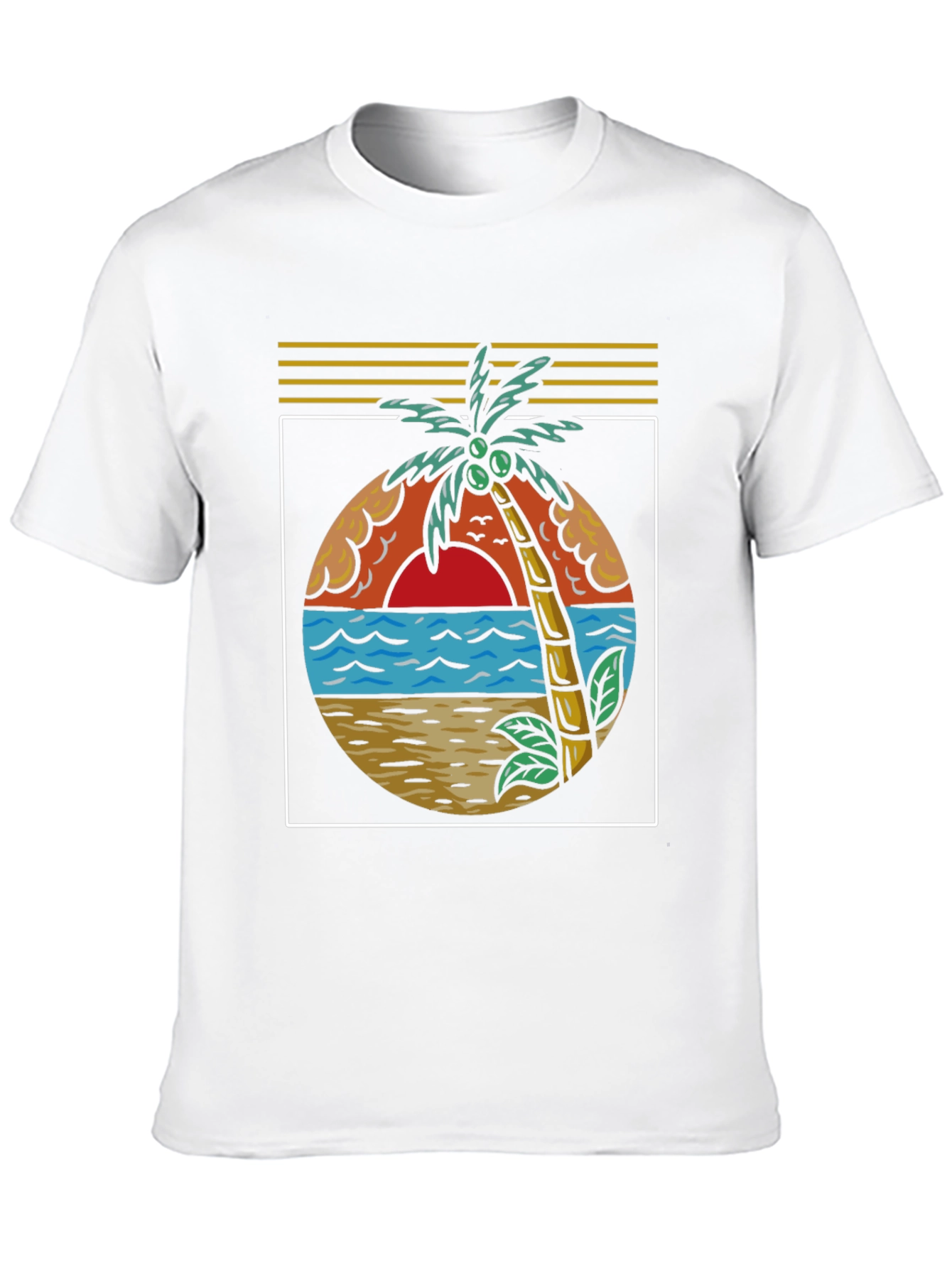 Tropical Palm Beach Graphic Tee