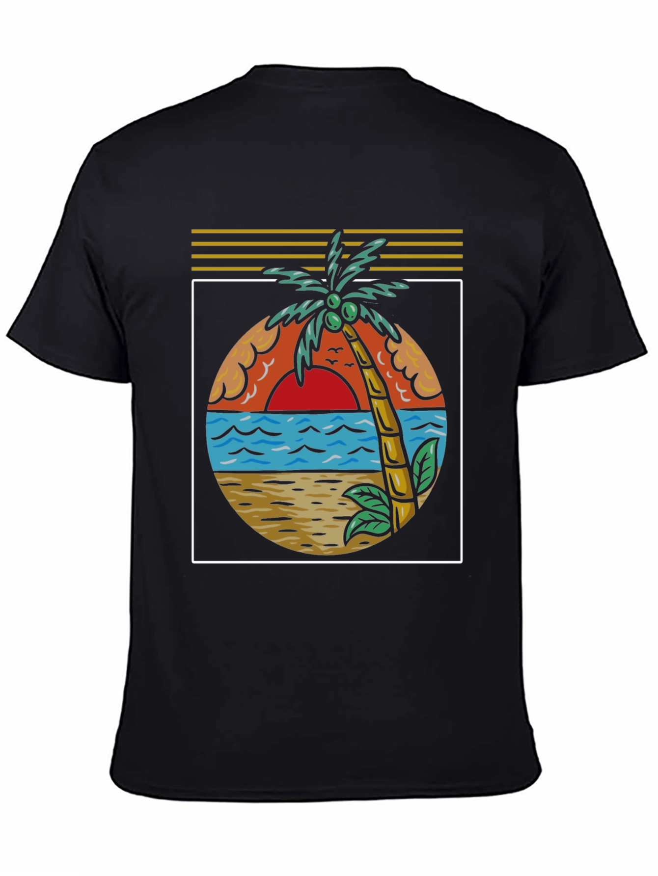 Tropical Palm Beach Graphic Tee