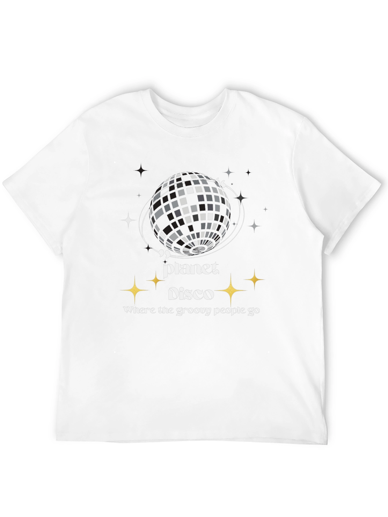 Planet Disco T-Shirt Groovy Graphic Tee