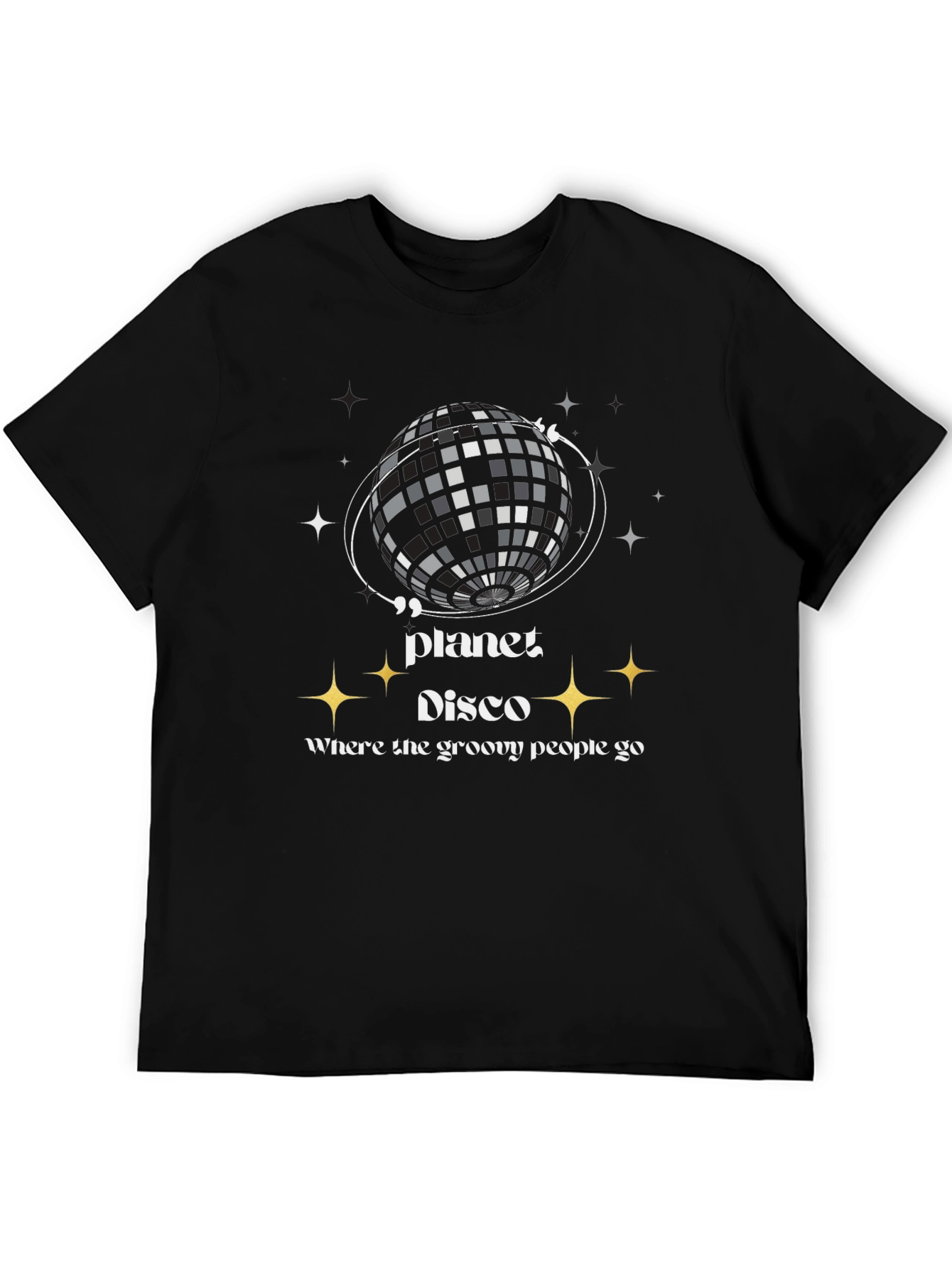 Planet Disco T-Shirt Groovy Graphic Tee