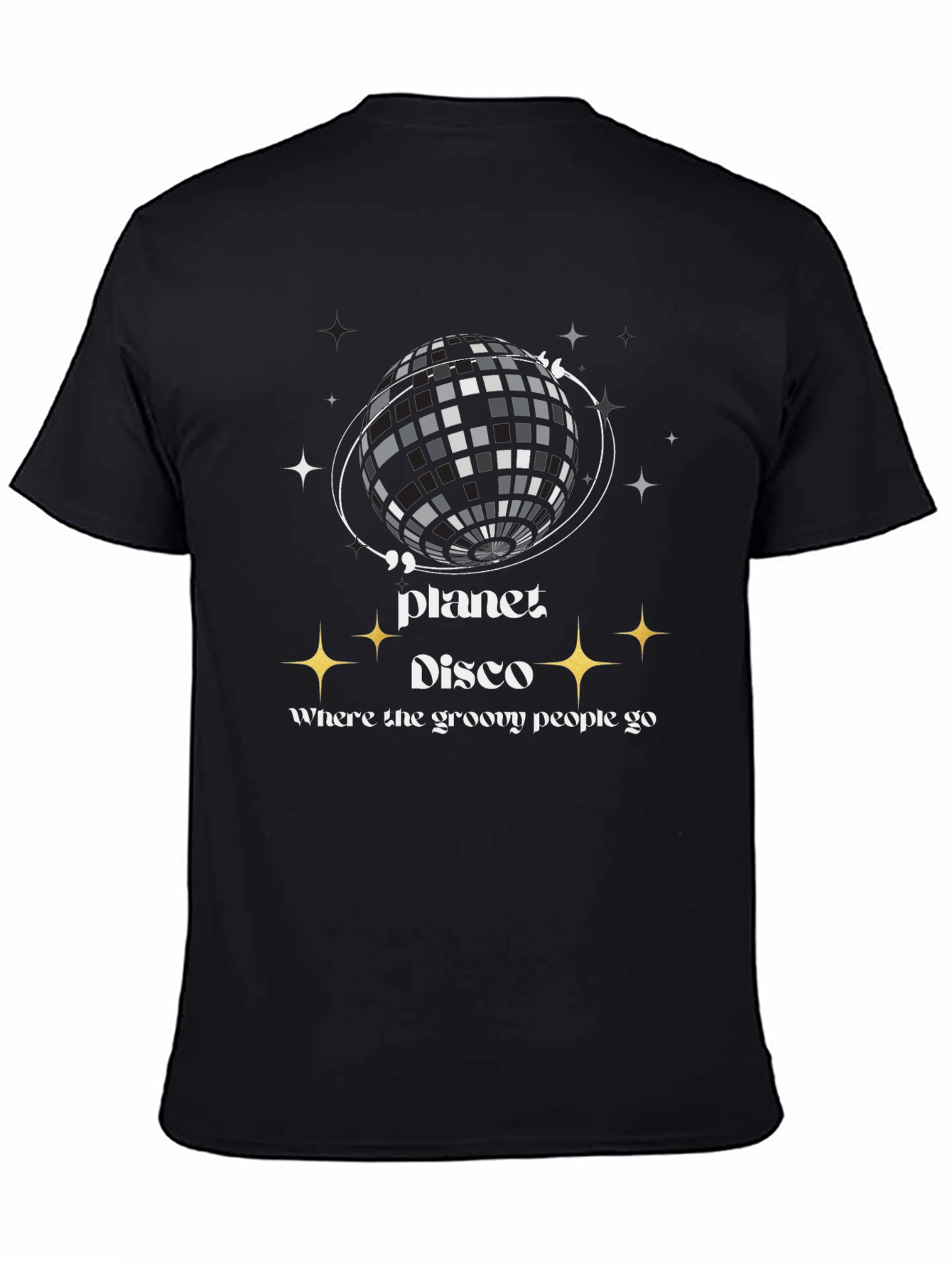 Planet Disco T-Shirt Groovy Graphic Tee