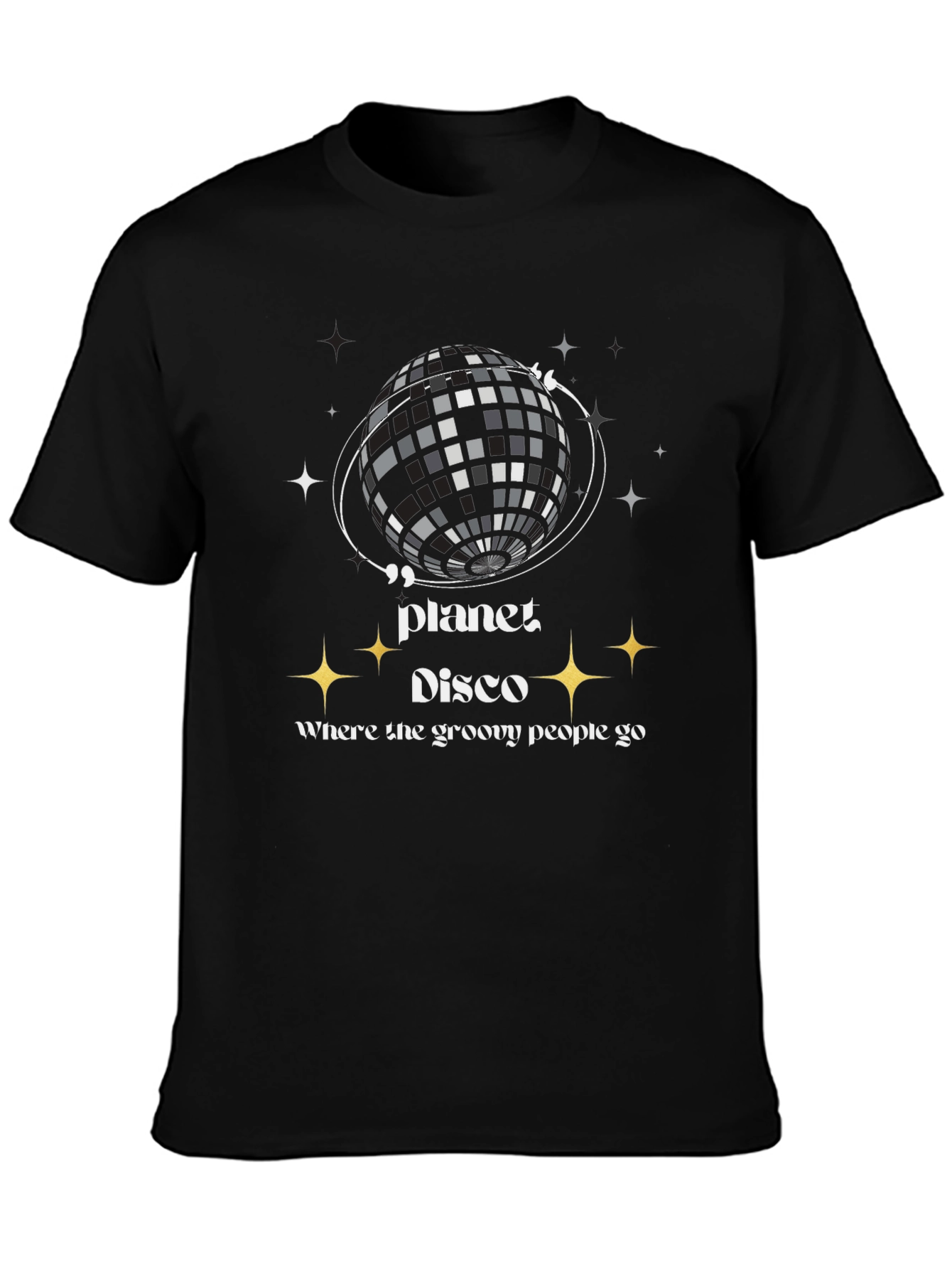 Planet Disco T-Shirt Groovy Graphic Tee