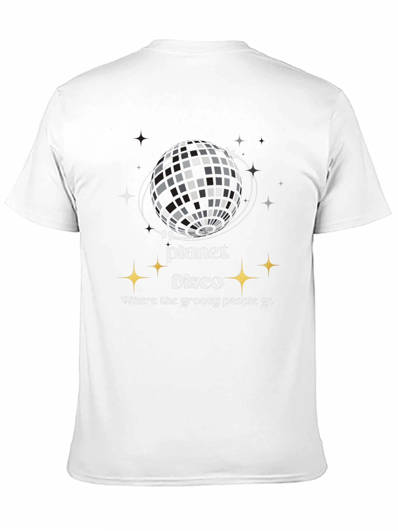 Planet Disco T-Shirt Groovy Graphic Tee
